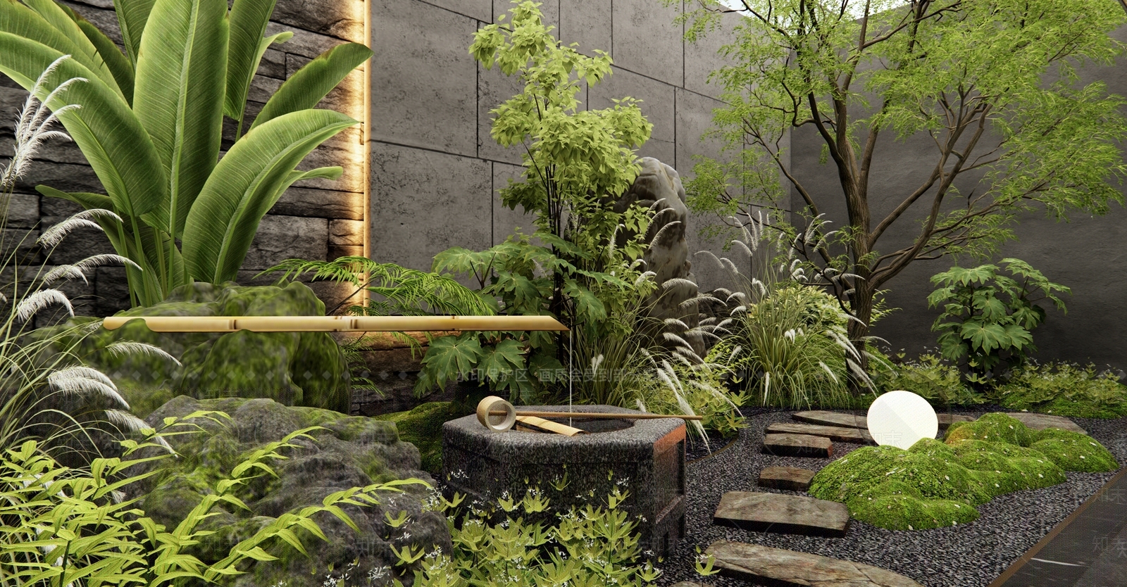 植物组合SU模型下载【ID:1186650857】