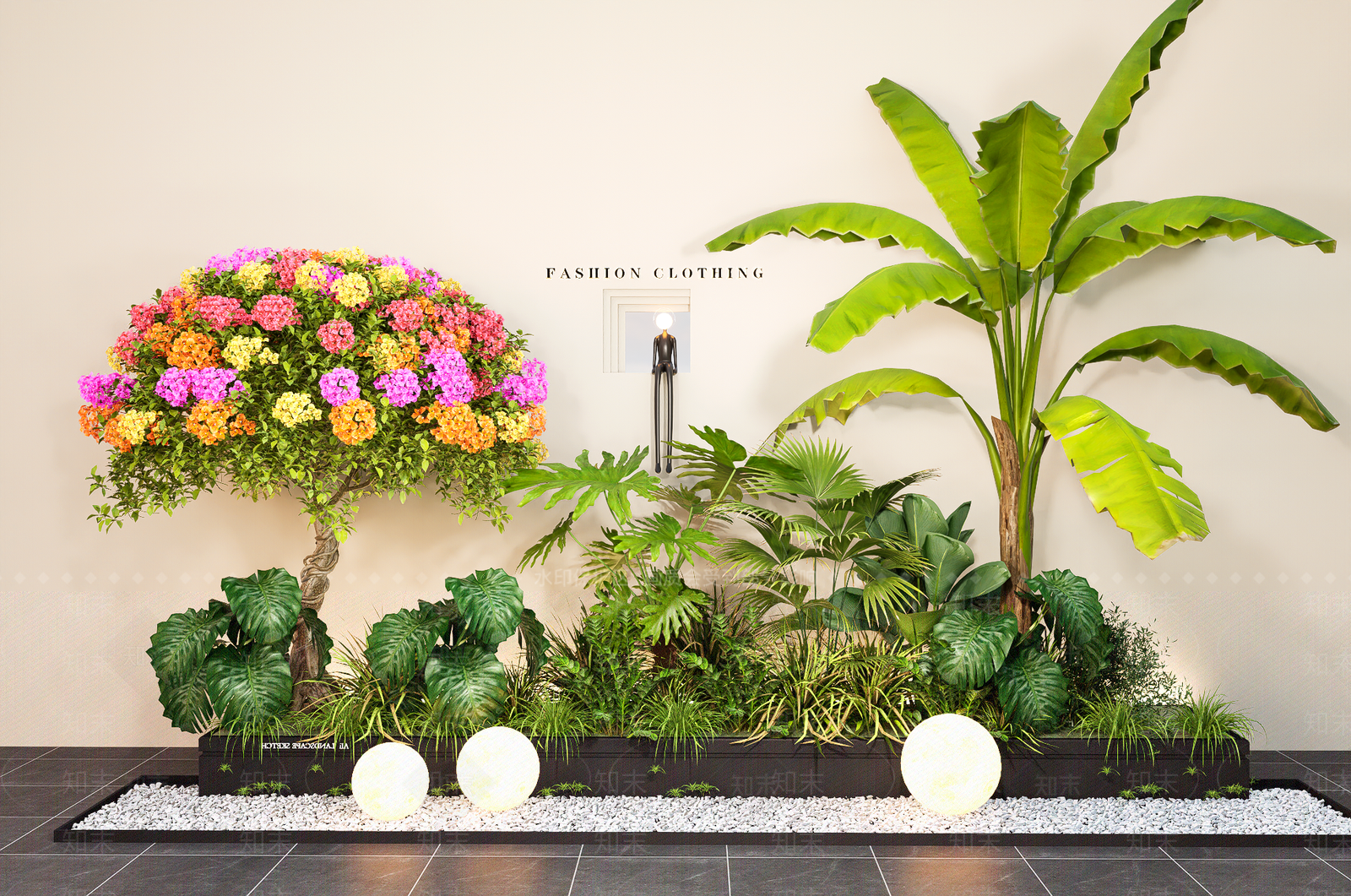 植物组合SU模型下载【ID:1186651246】
