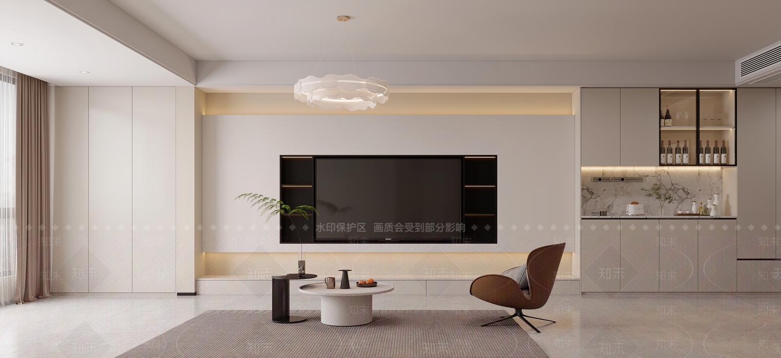 现代家居餐厅3D模型下载【ID:1215032302】