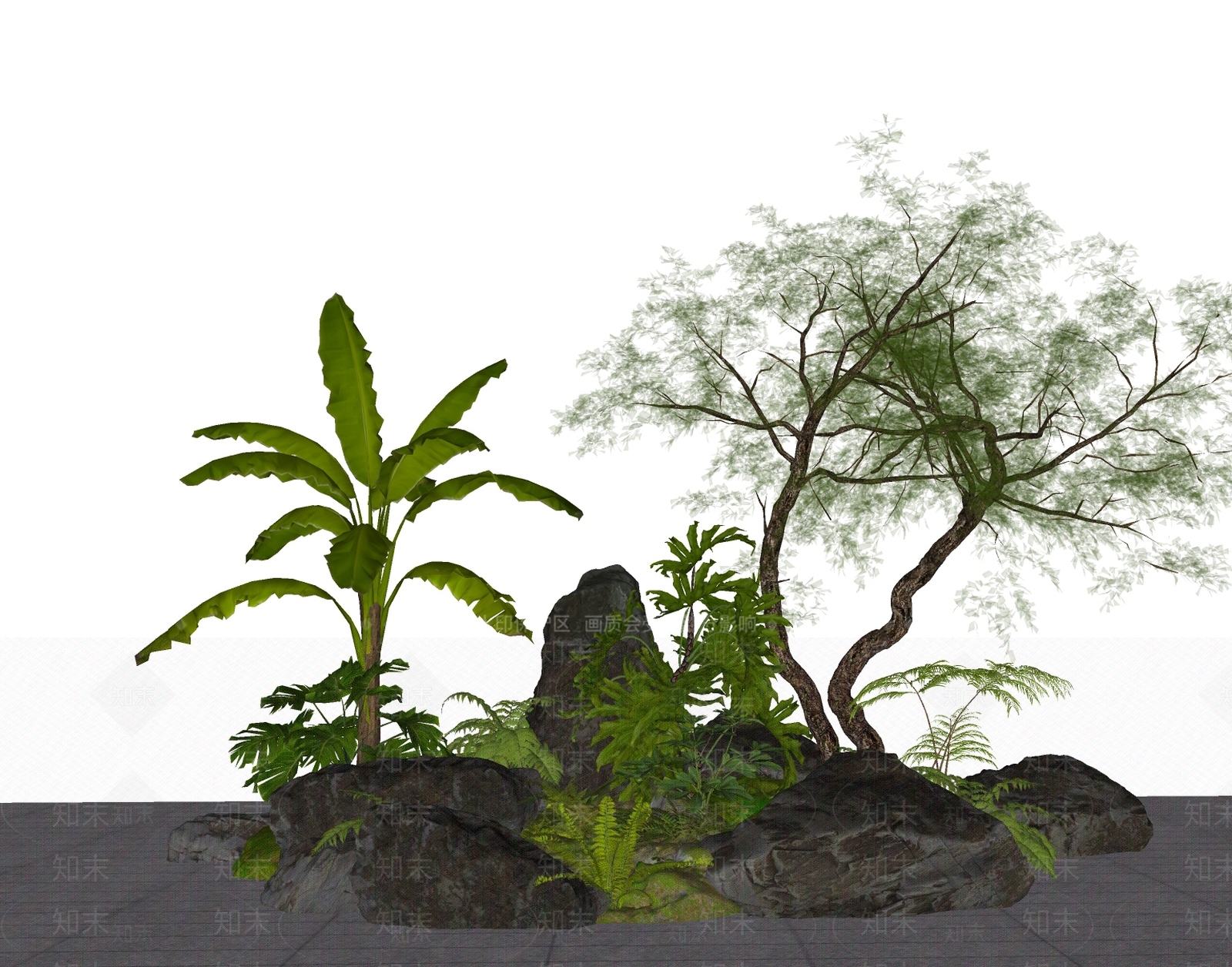 乔木SU模型下载【ID:1186653342】