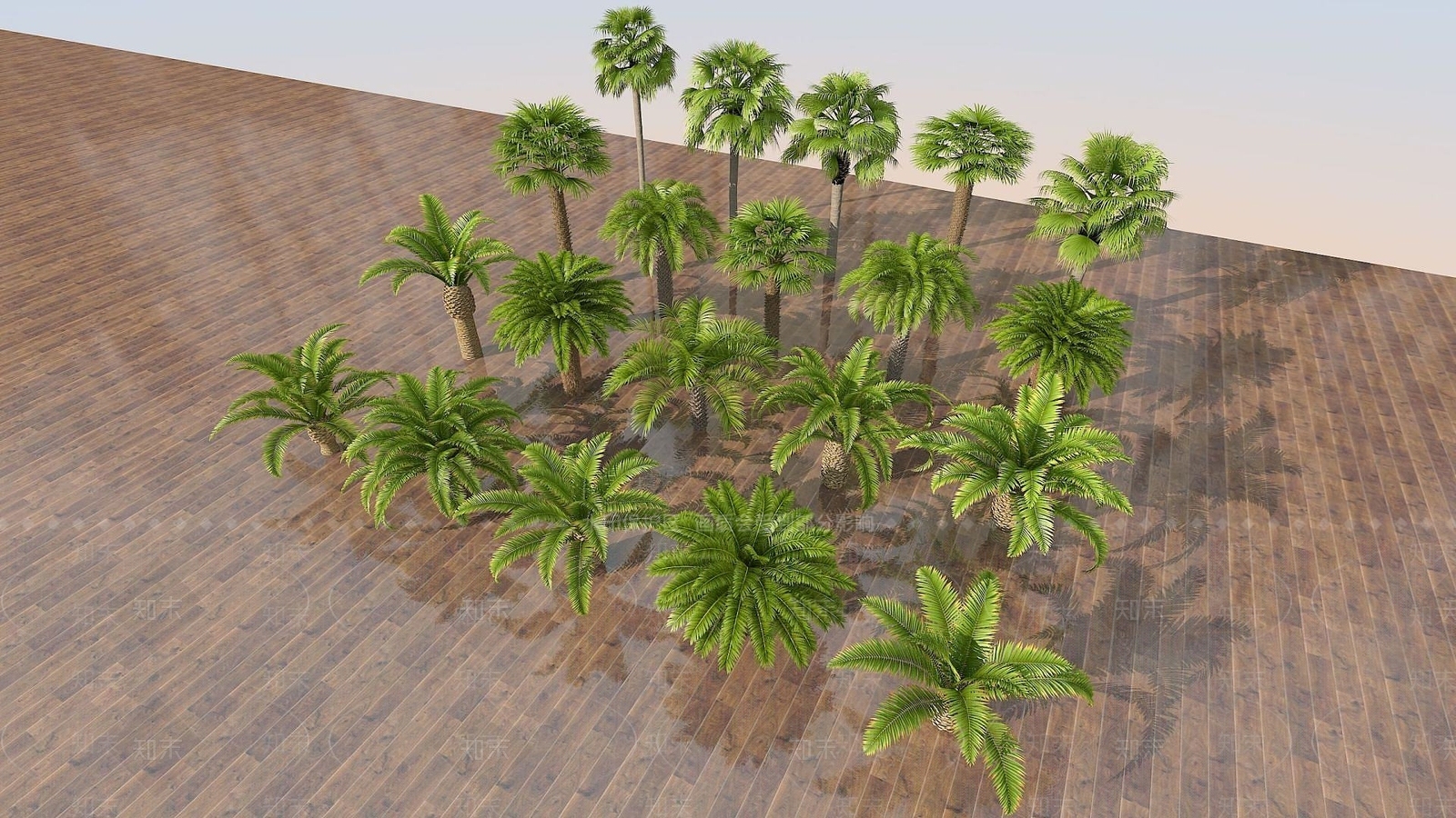 现代办公桌3D模型下载【ID:1186662214】