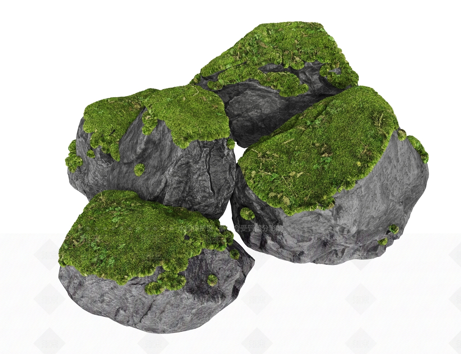 现代石头3D模型下载【ID:1186663008】