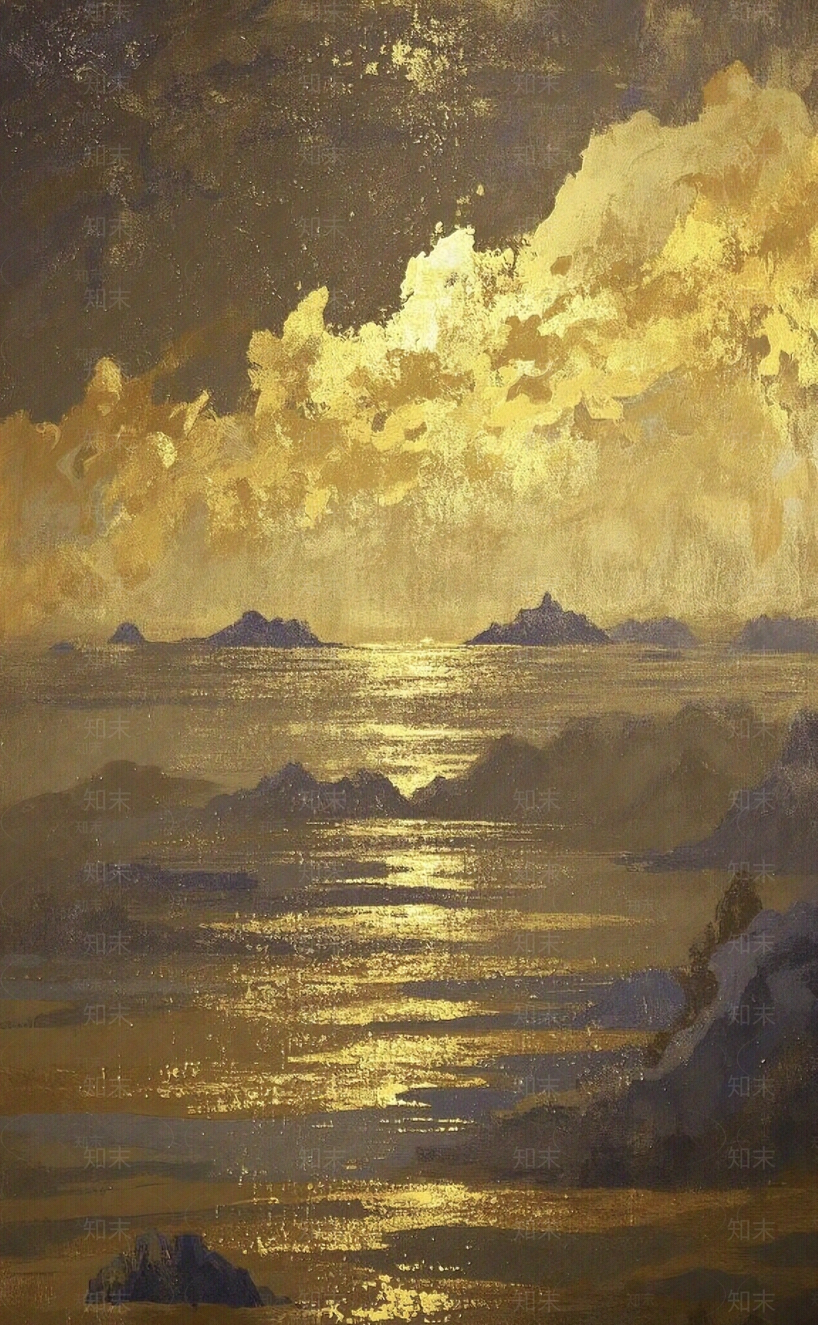 新中式中式挂画贴图下载【ID:1186670066】