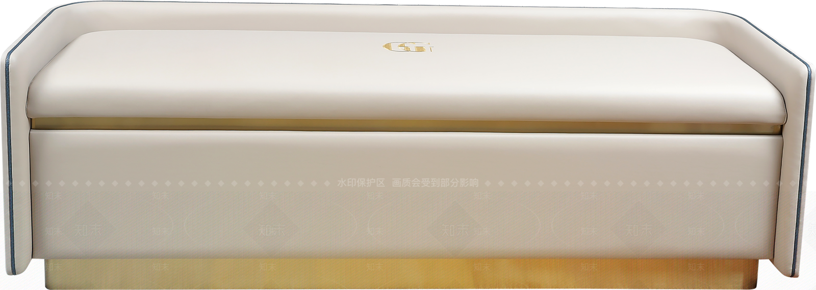 现代轻奢床尾凳3D模型下载【ID:1186671712】
