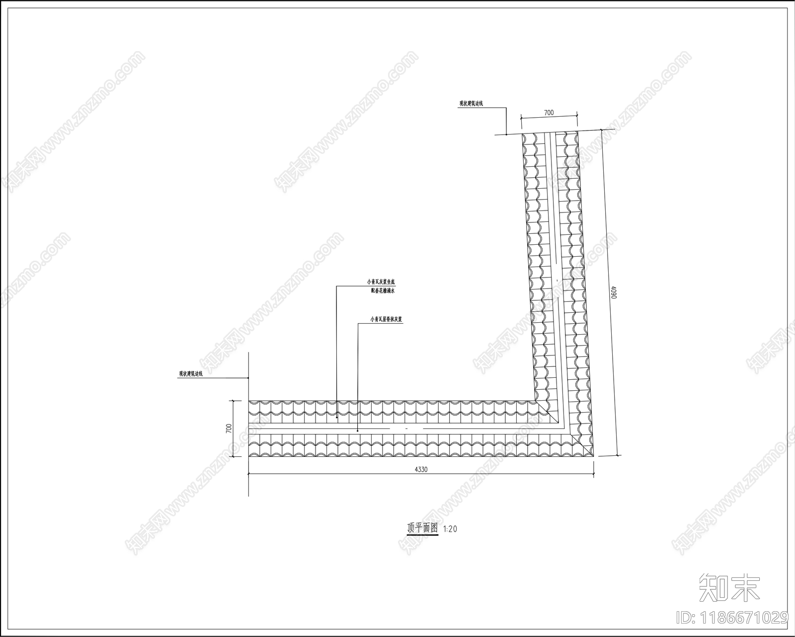 现代围墙图库cad施工图下载【ID:1186671029】