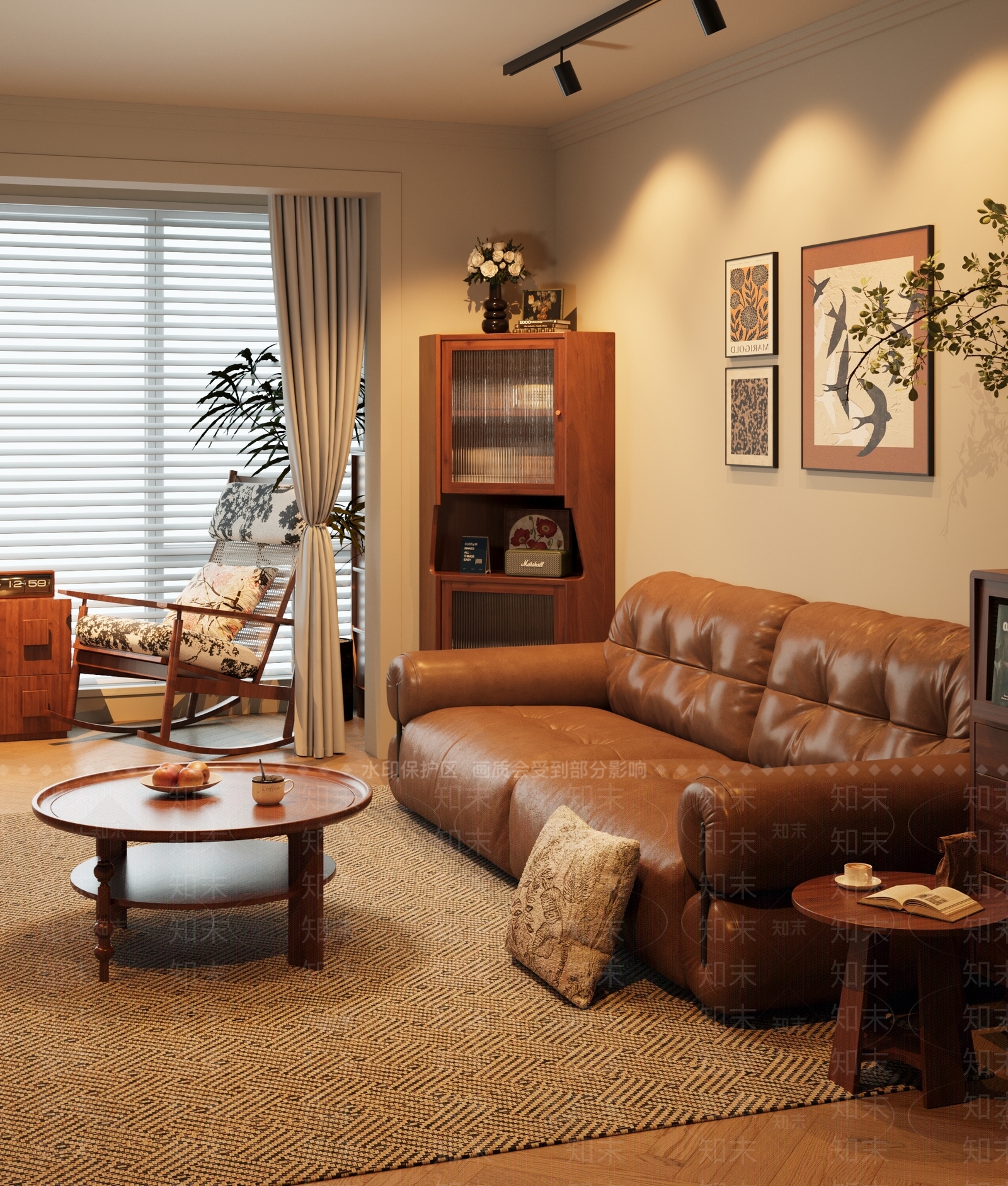 中古家居客厅3D模型下载【ID:1186678196】