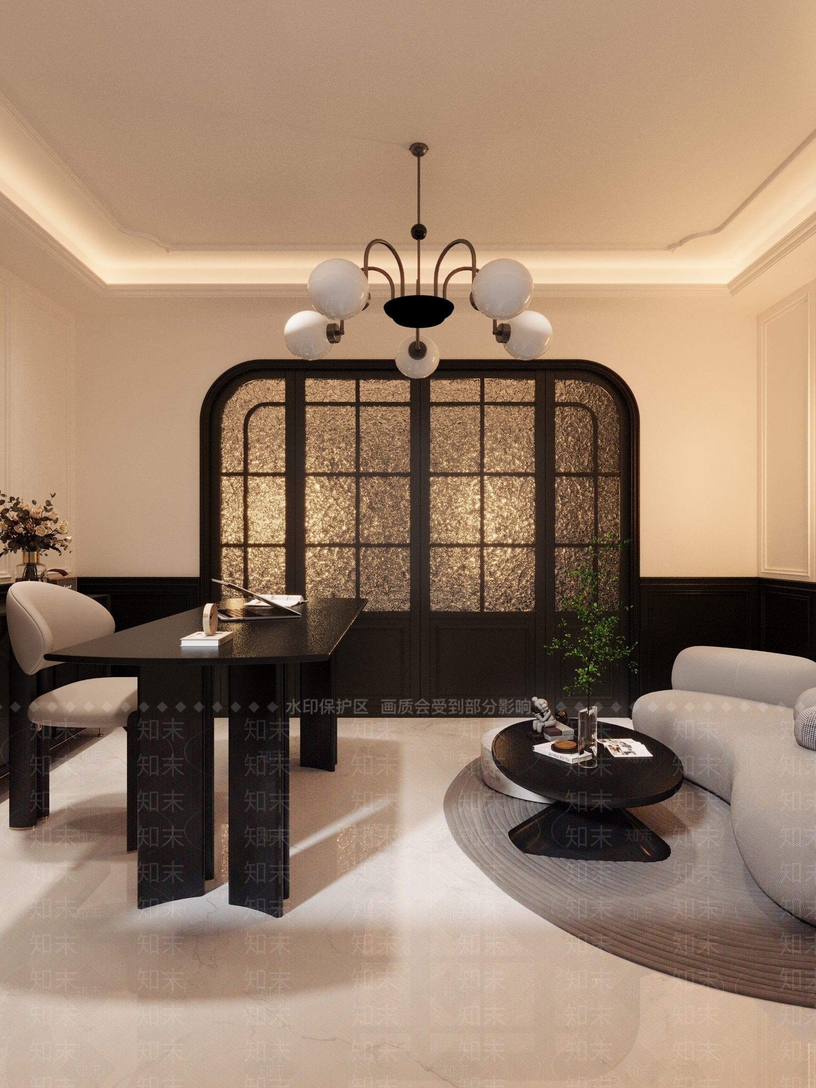 法式美容院3D模型下载【ID:1187665105】
