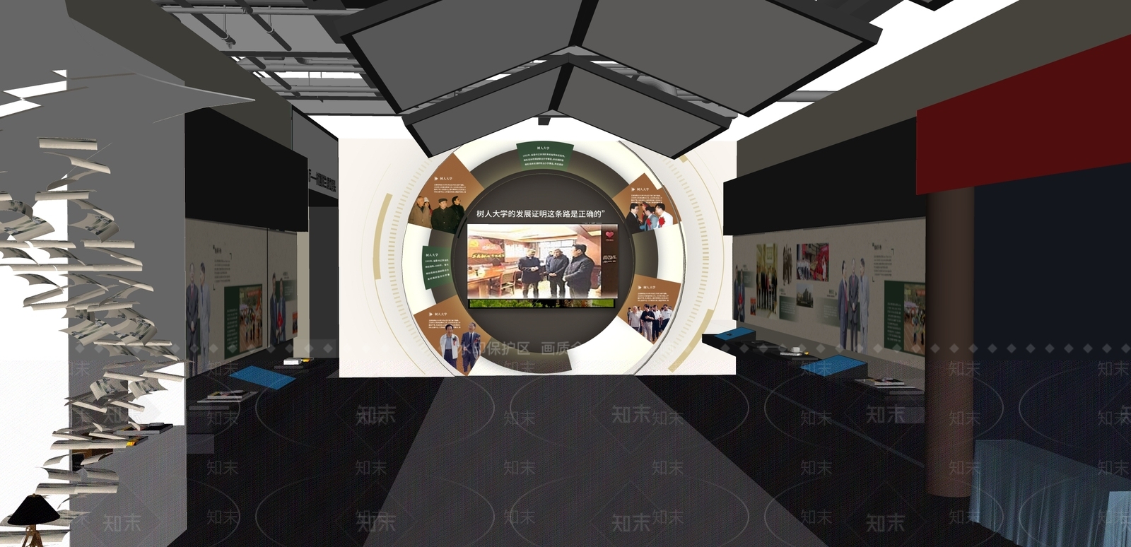 新中式其他展厅SU模型下载【ID:1186702513】