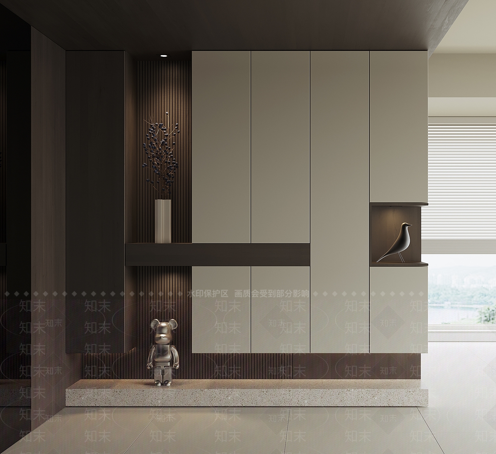现代鞋柜3D模型下载【ID:1186703029】