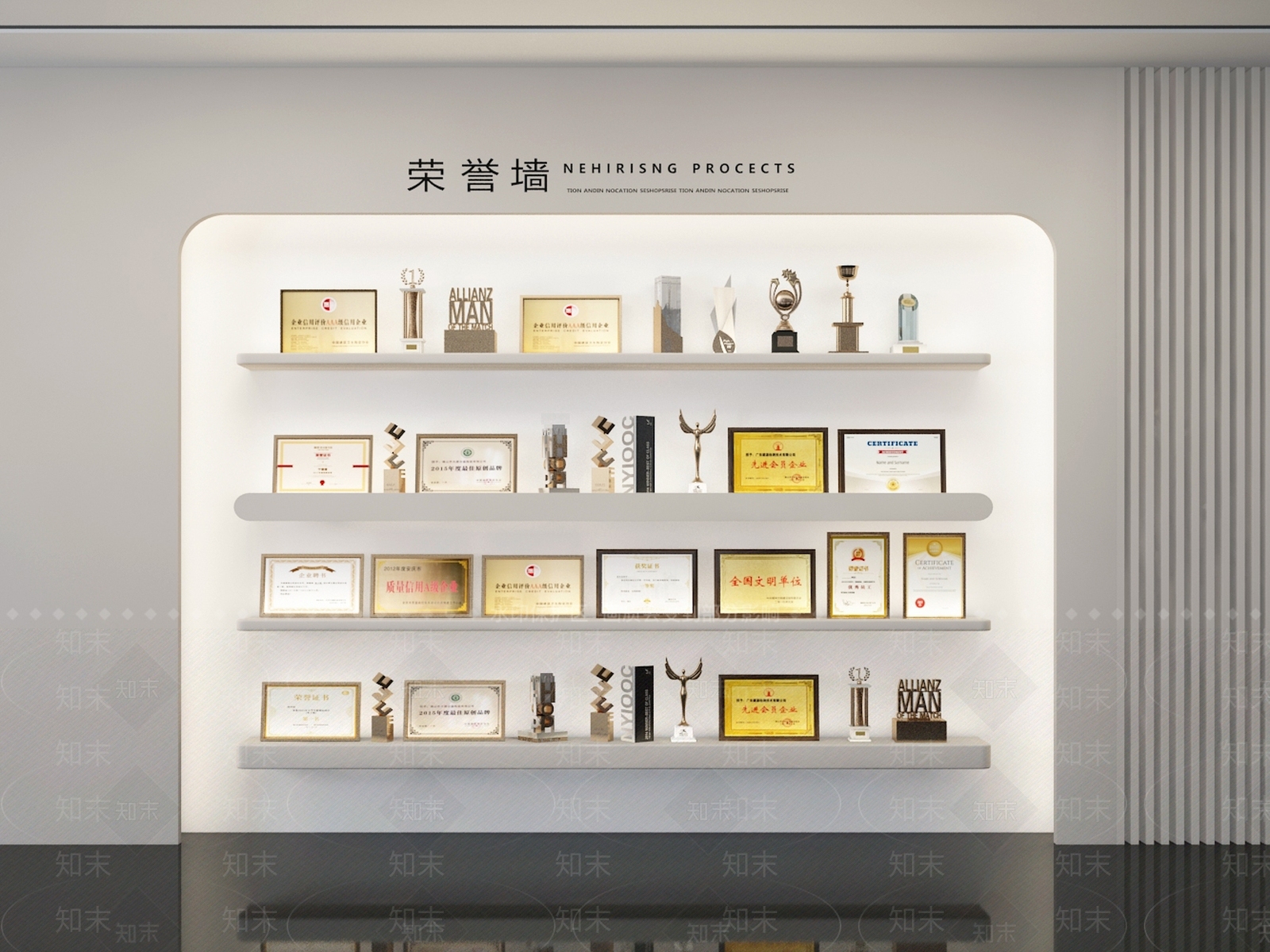 现代奖杯奖牌SU模型下载【ID:1186727385】