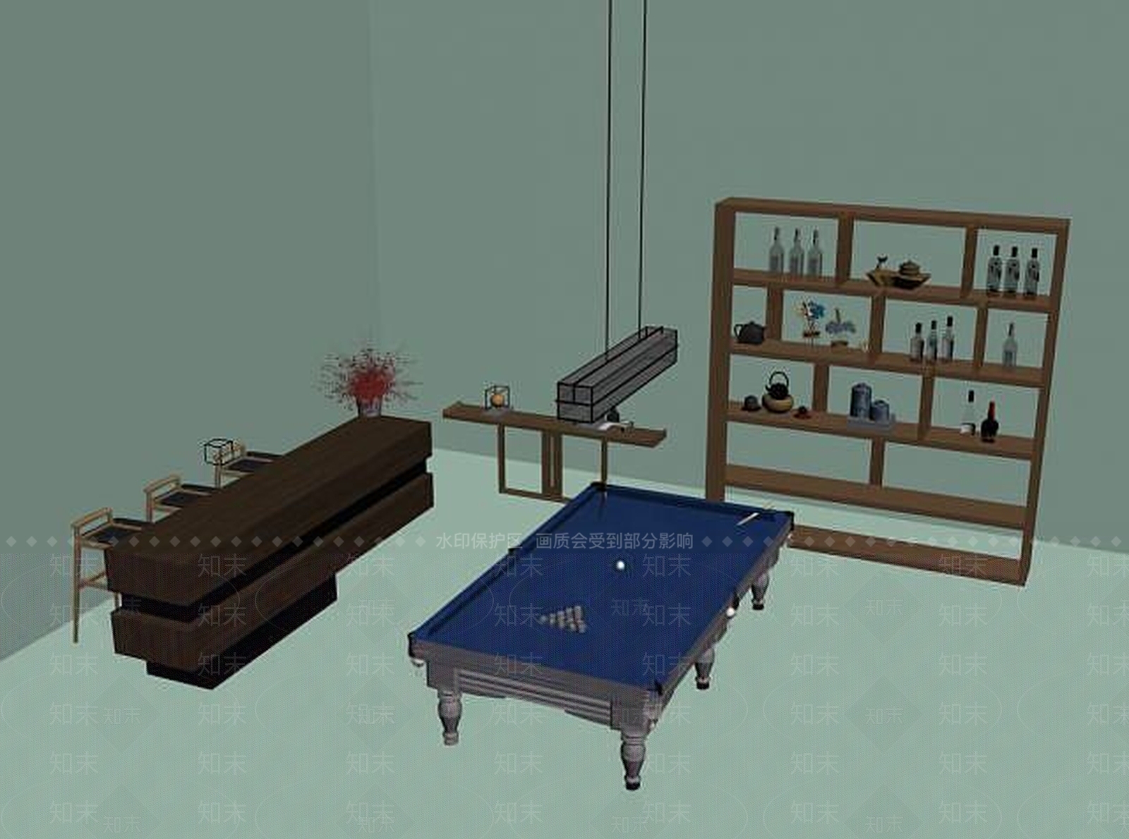 现代娱乐器材3D模型下载【ID:1186730419】