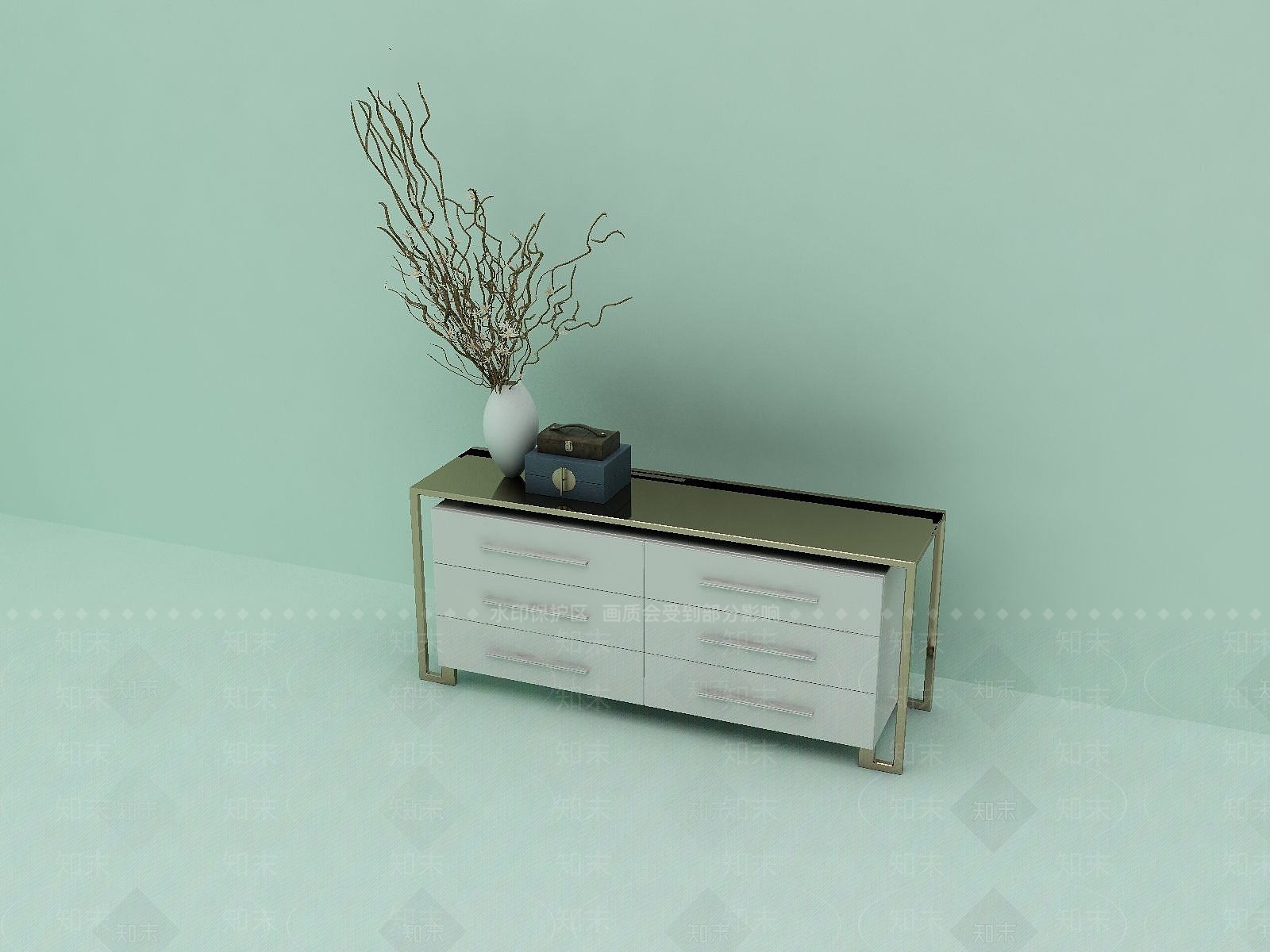 现代衣柜3D模型下载【ID:1187338285】