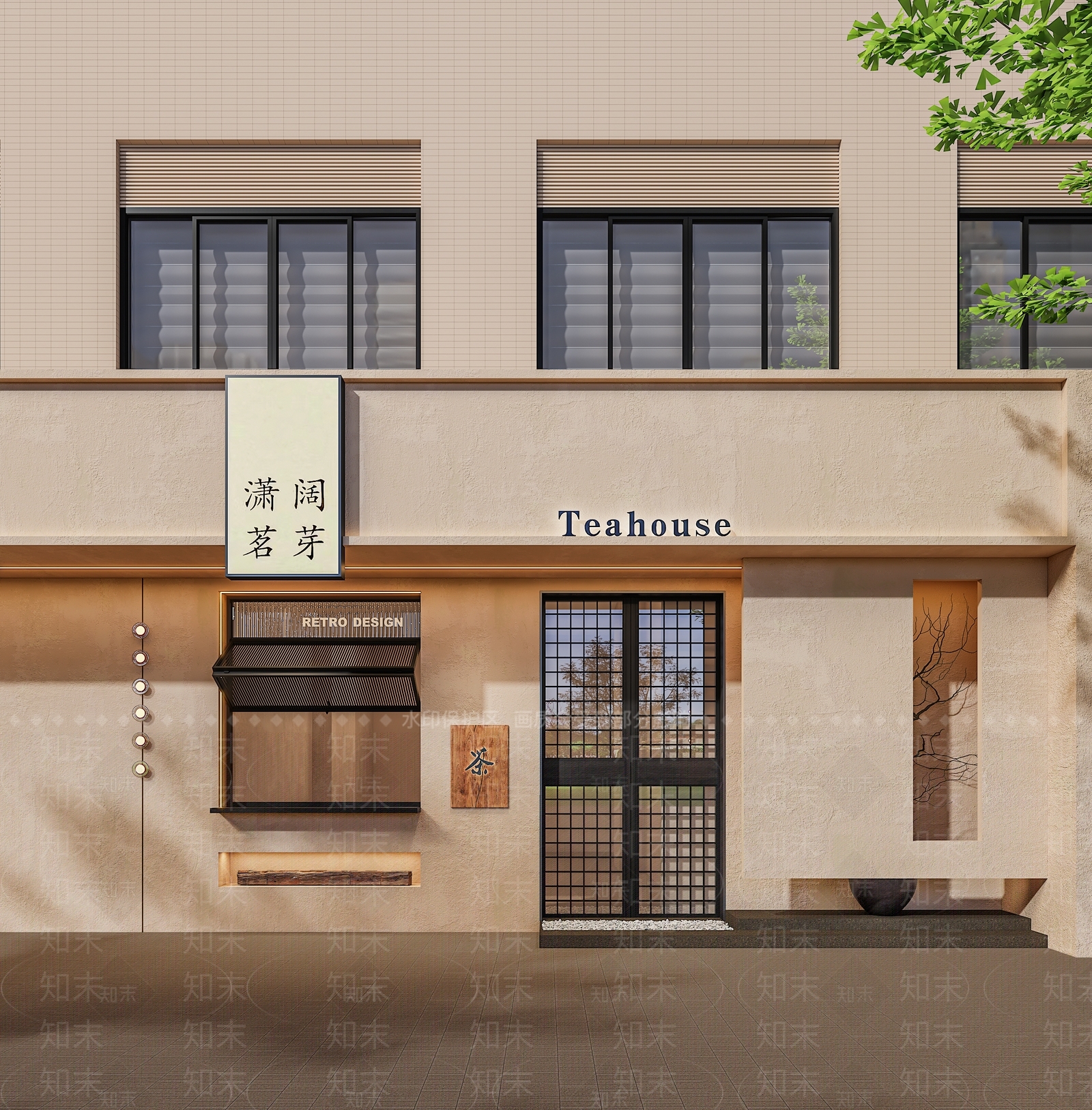 现代门头3D模型下载【ID:1186733745】