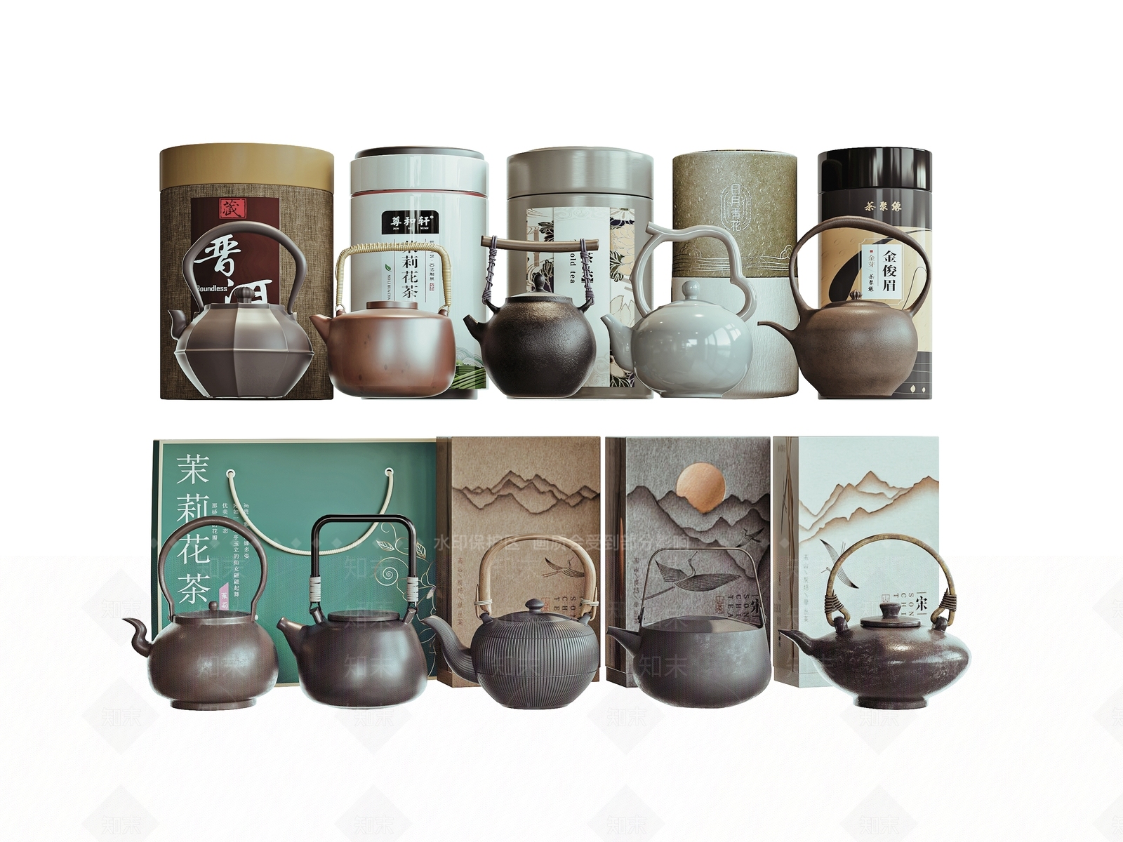 茶具SU模型下载【ID:1186740710】