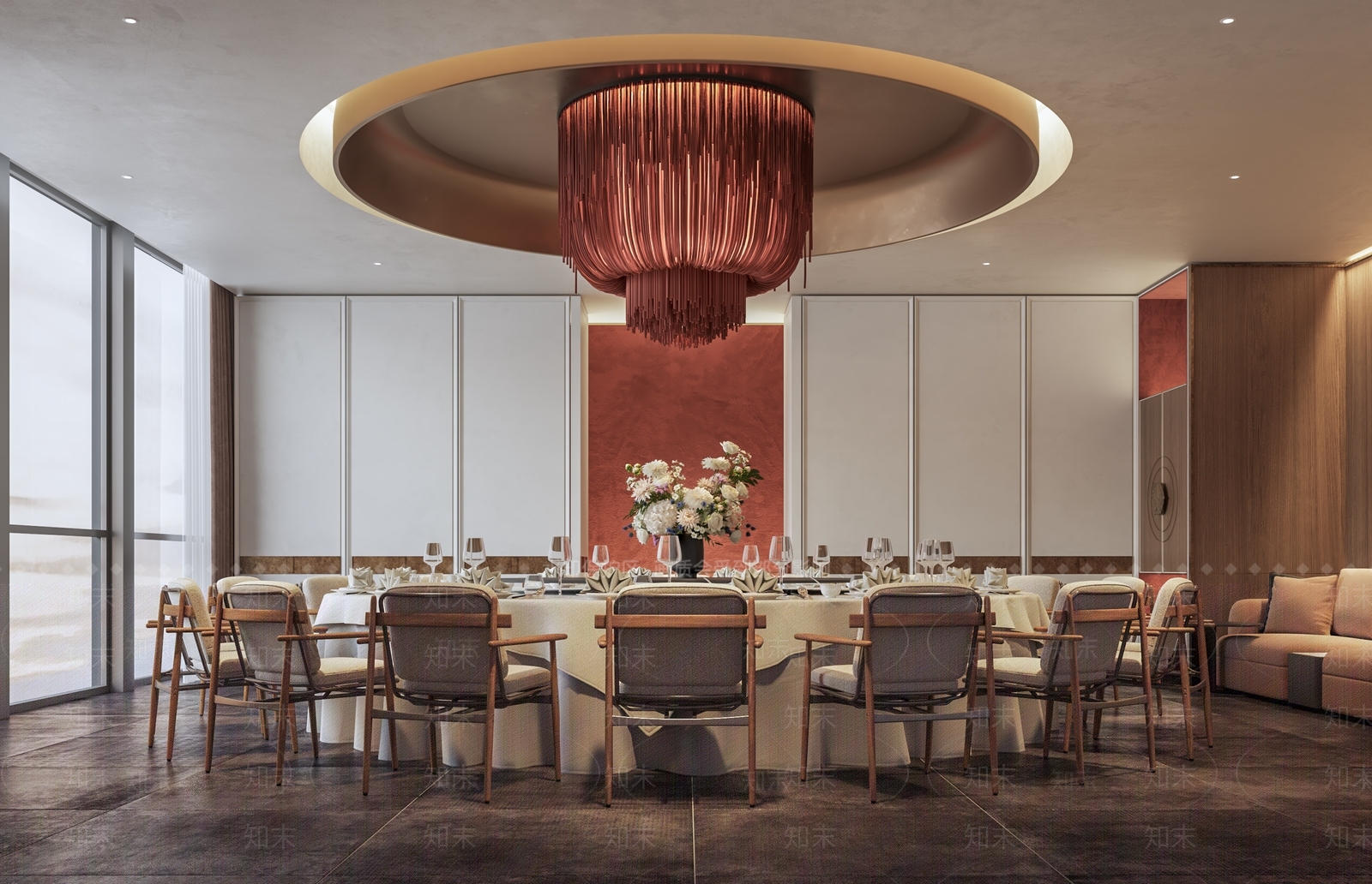 新中式中式包厢SU模型下载【ID:1186743199】