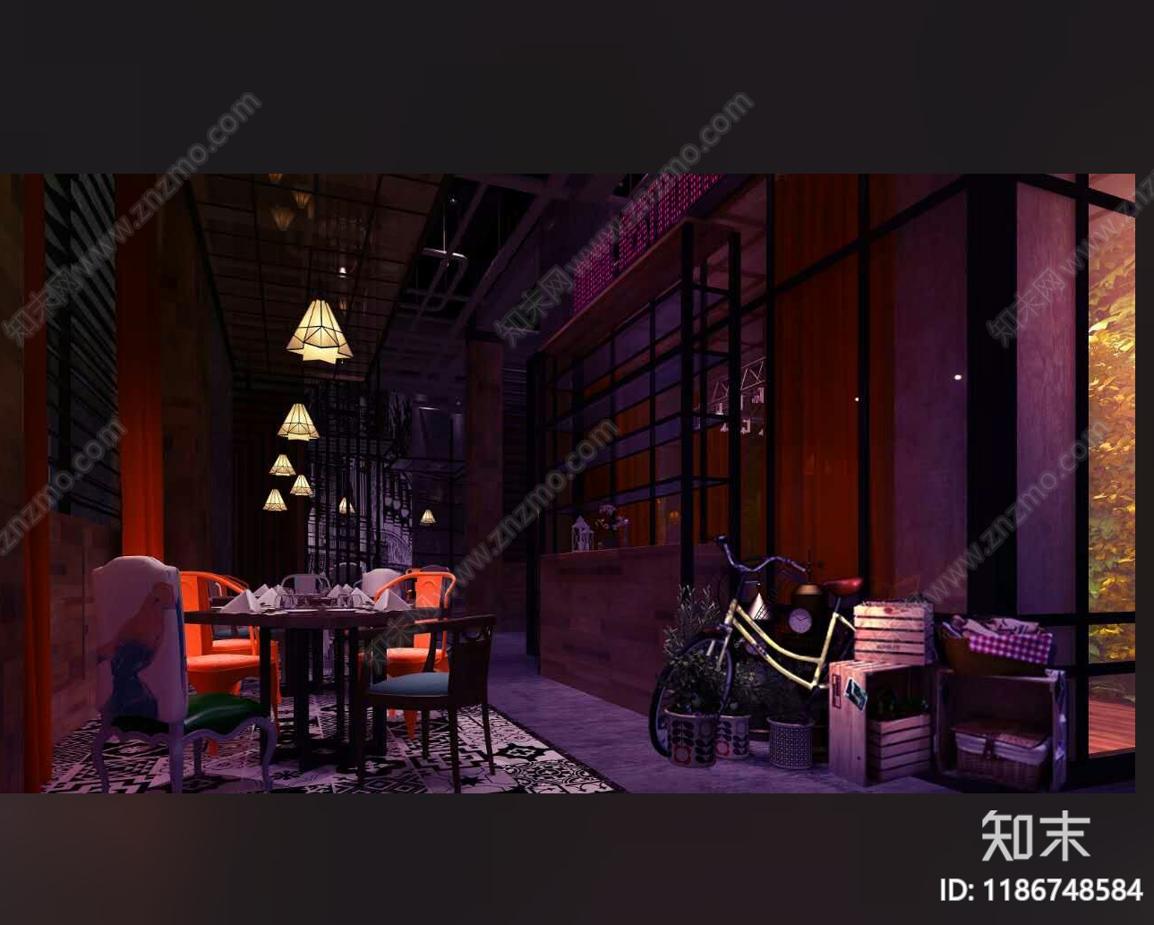 现代其他餐饮空间cad施工图下载【ID:1186748584】