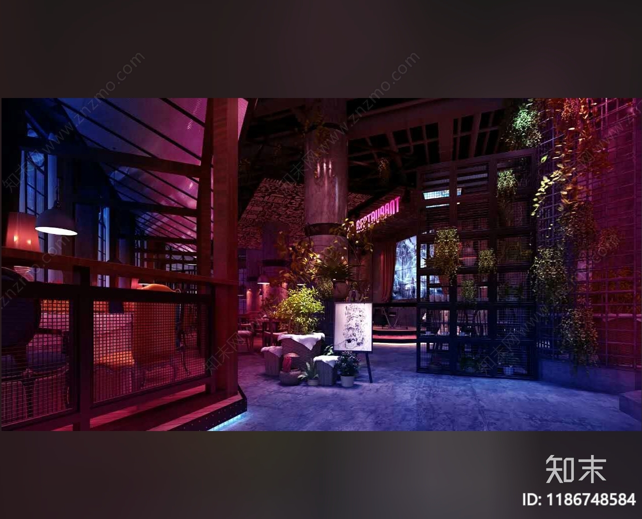 现代其他餐饮空间cad施工图下载【ID:1186748584】