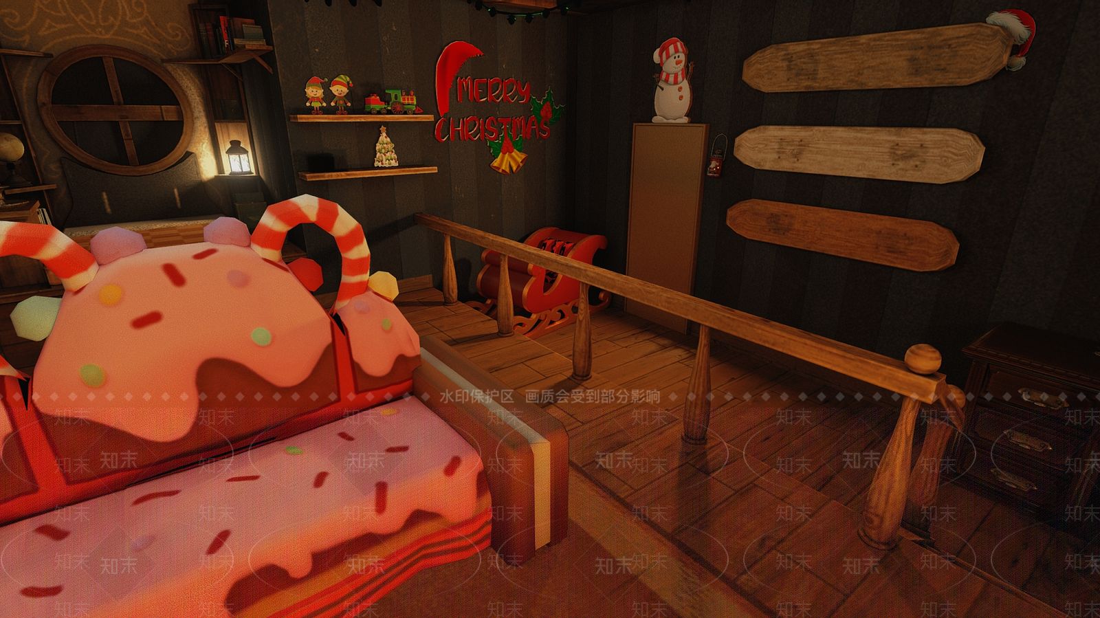 现代家居客厅3D模型下载【ID:1186754001】