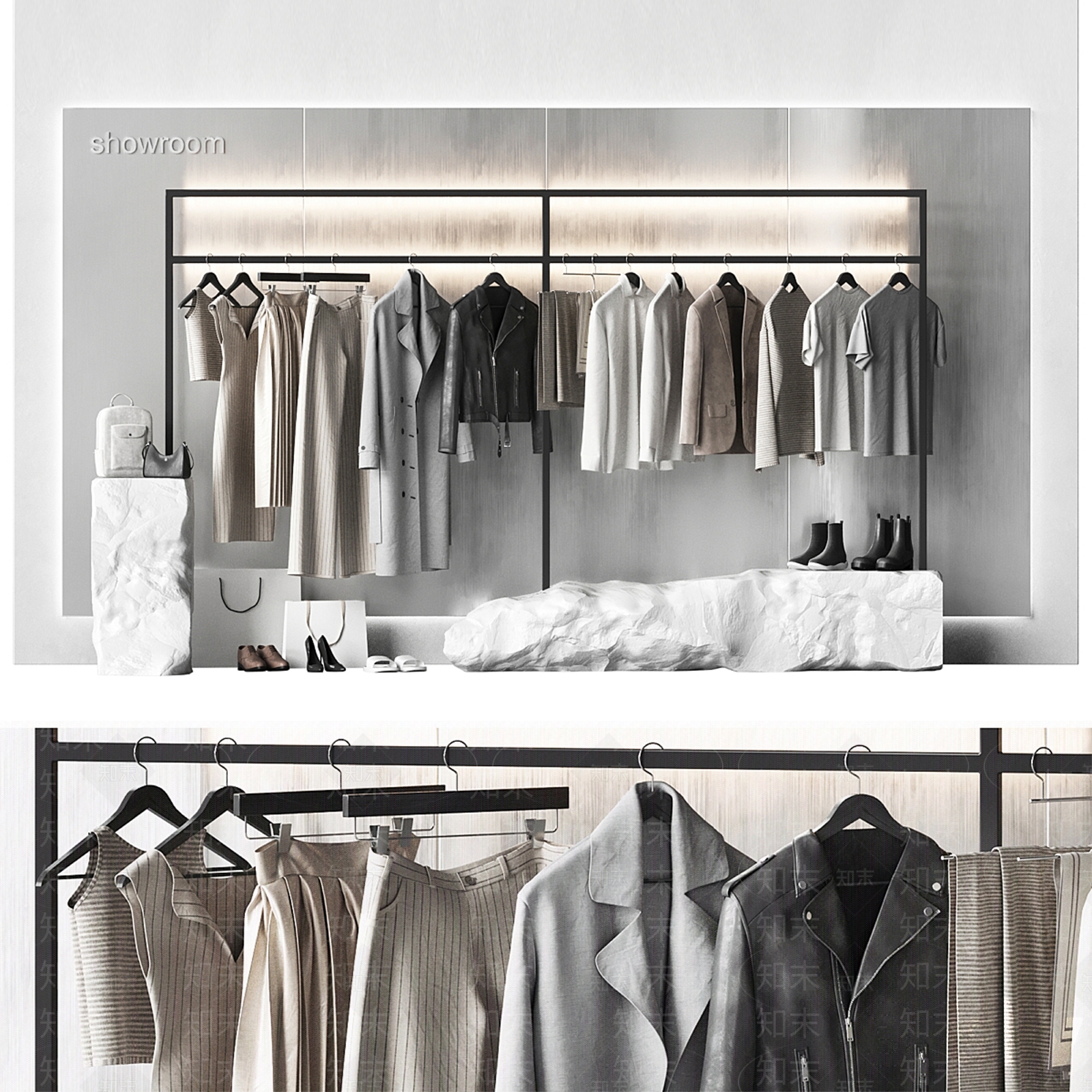 现代服装店SU模型下载【ID:1186755205】