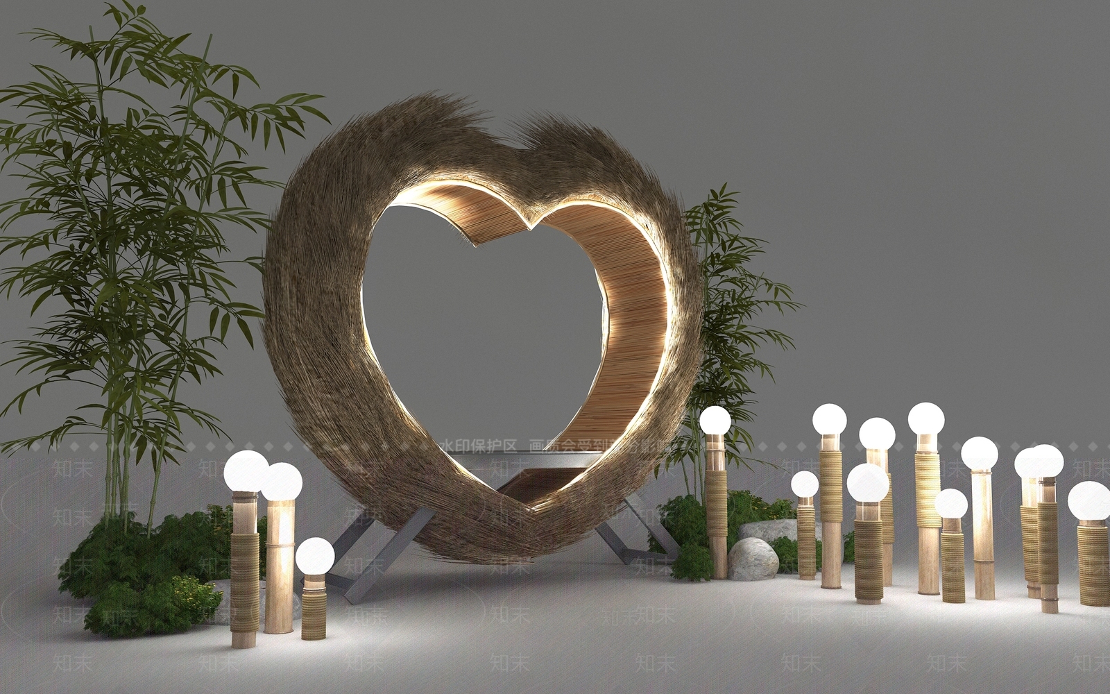 现代美陈3D模型下载【ID:1186757324】
