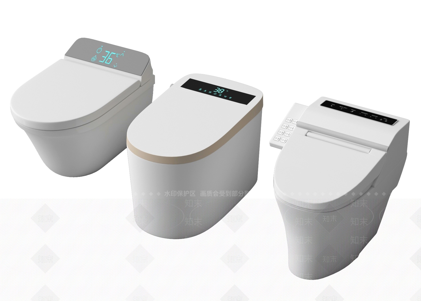 马桶3D模型下载【ID:1186757378】