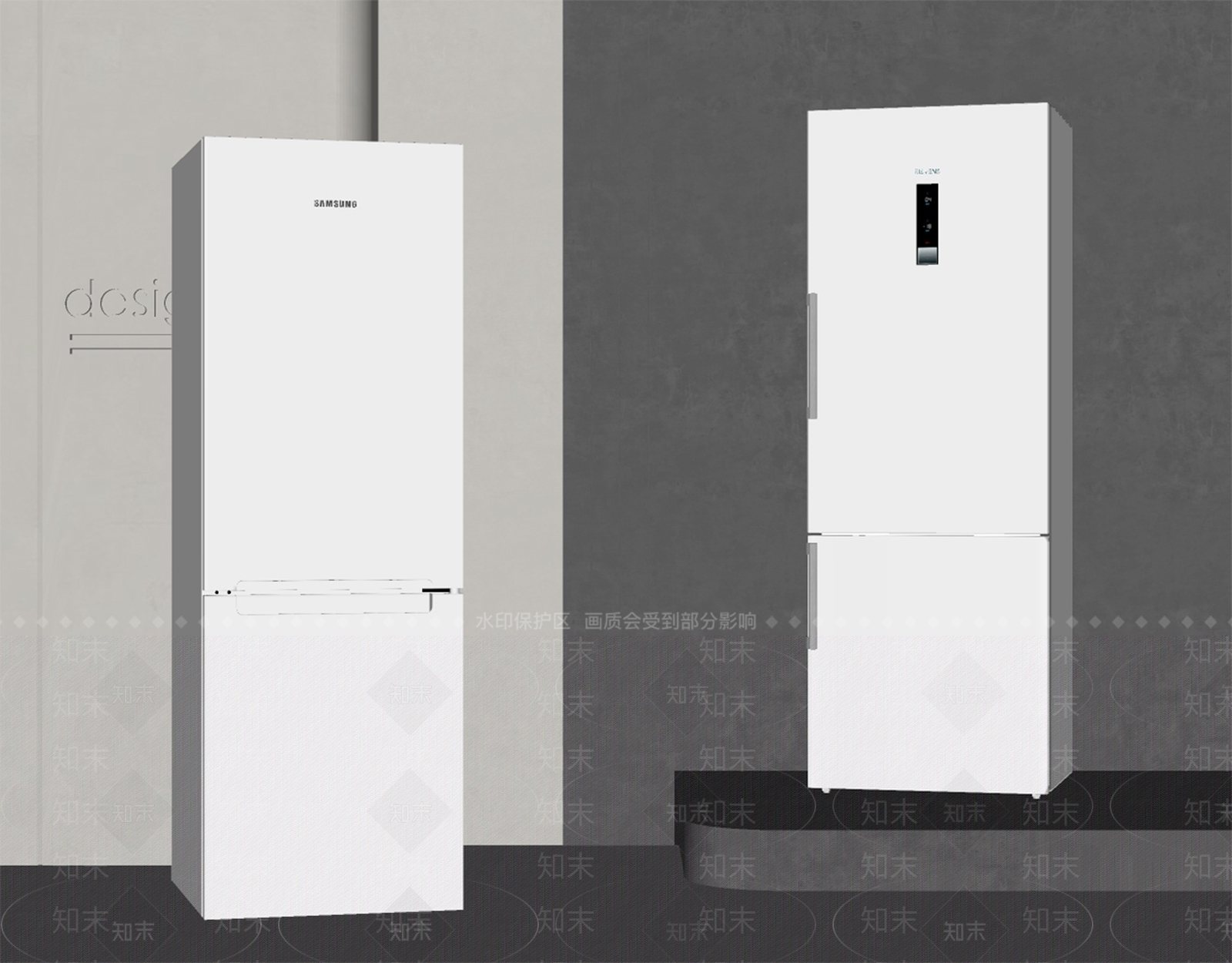 冰箱SU模型下载【ID:1186761976】