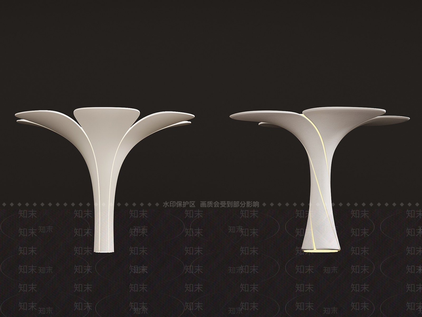 现代柱子3D模型下载【ID:1186764029】