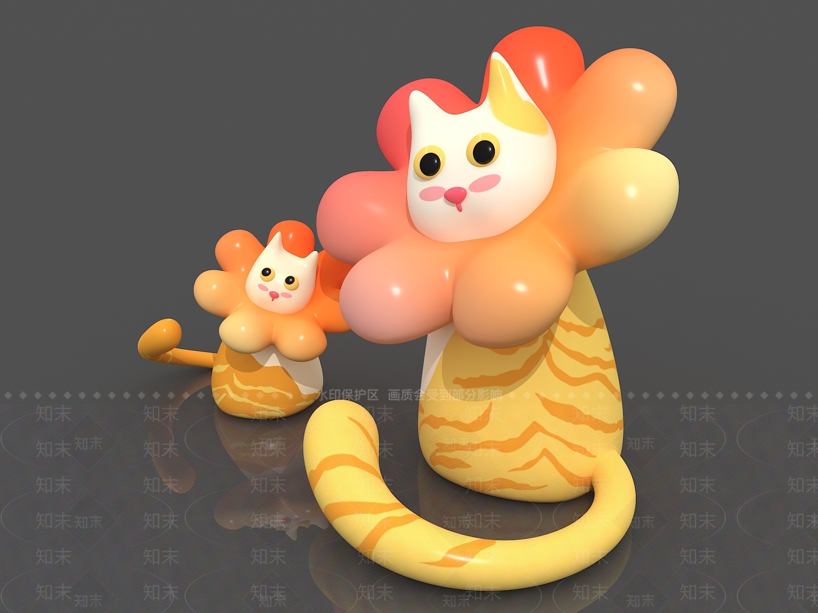 猫3D模型下载【ID:1186764787】