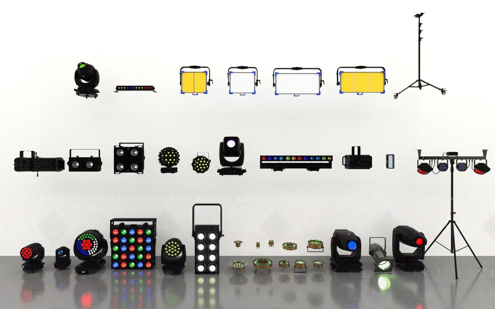 现代其他灯具3D模型下载【ID:1186773234】