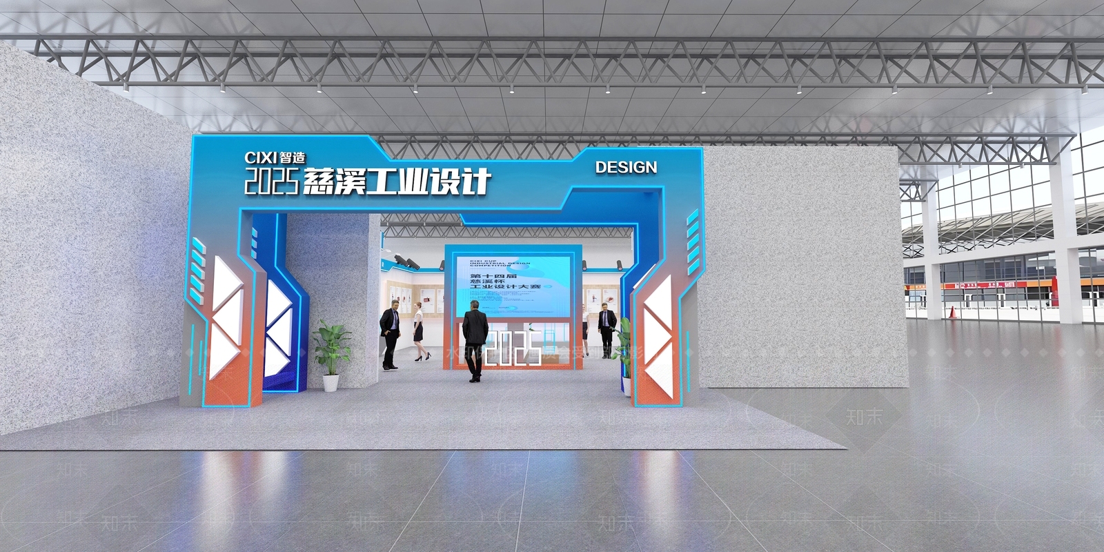现代工业科技展厅SU模型下载【ID:1186789066】