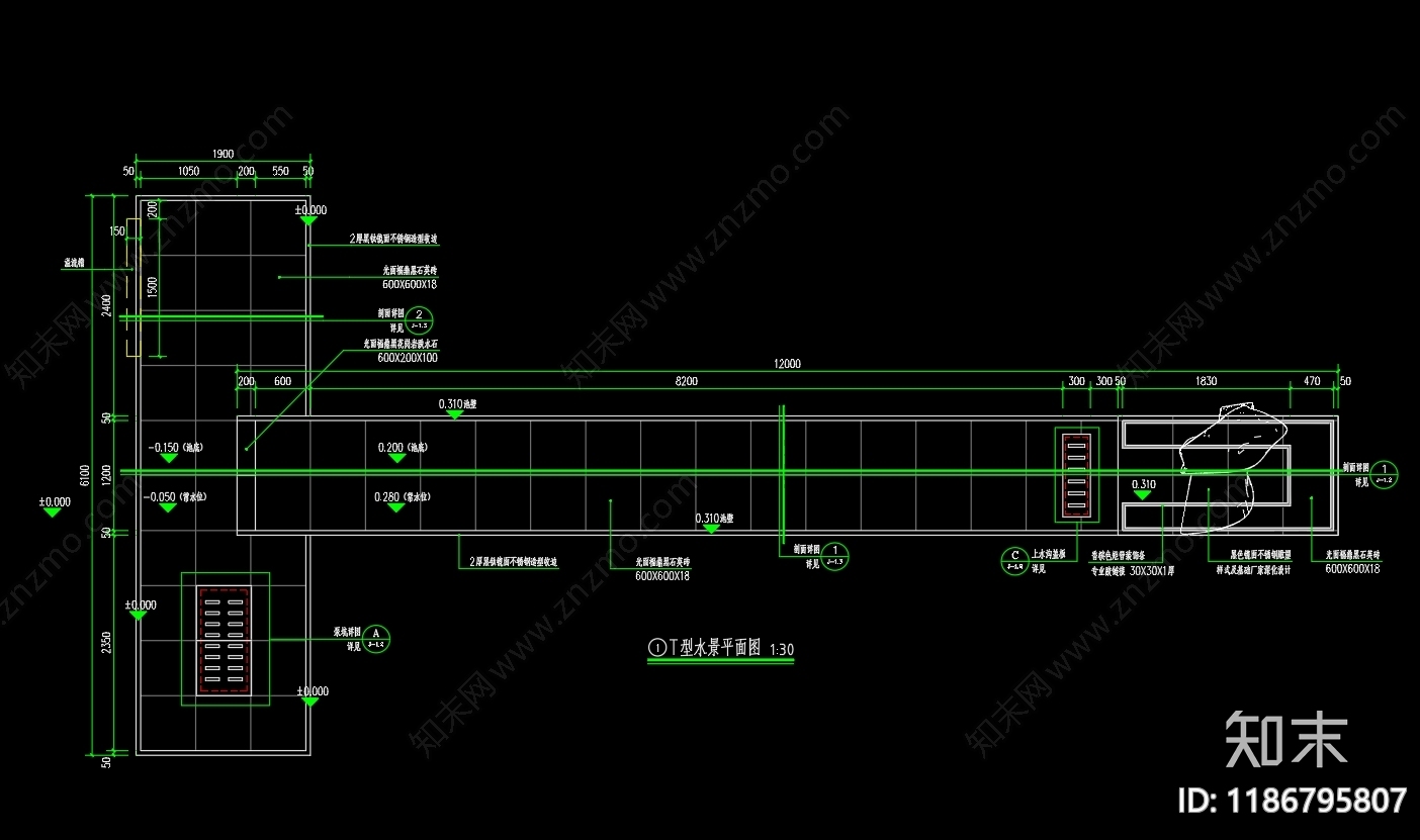 示范区景观施工图下载【ID:1186795807】
