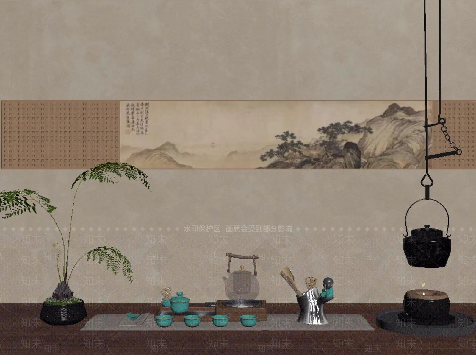茶具SU模型下载【ID:1186799161】
