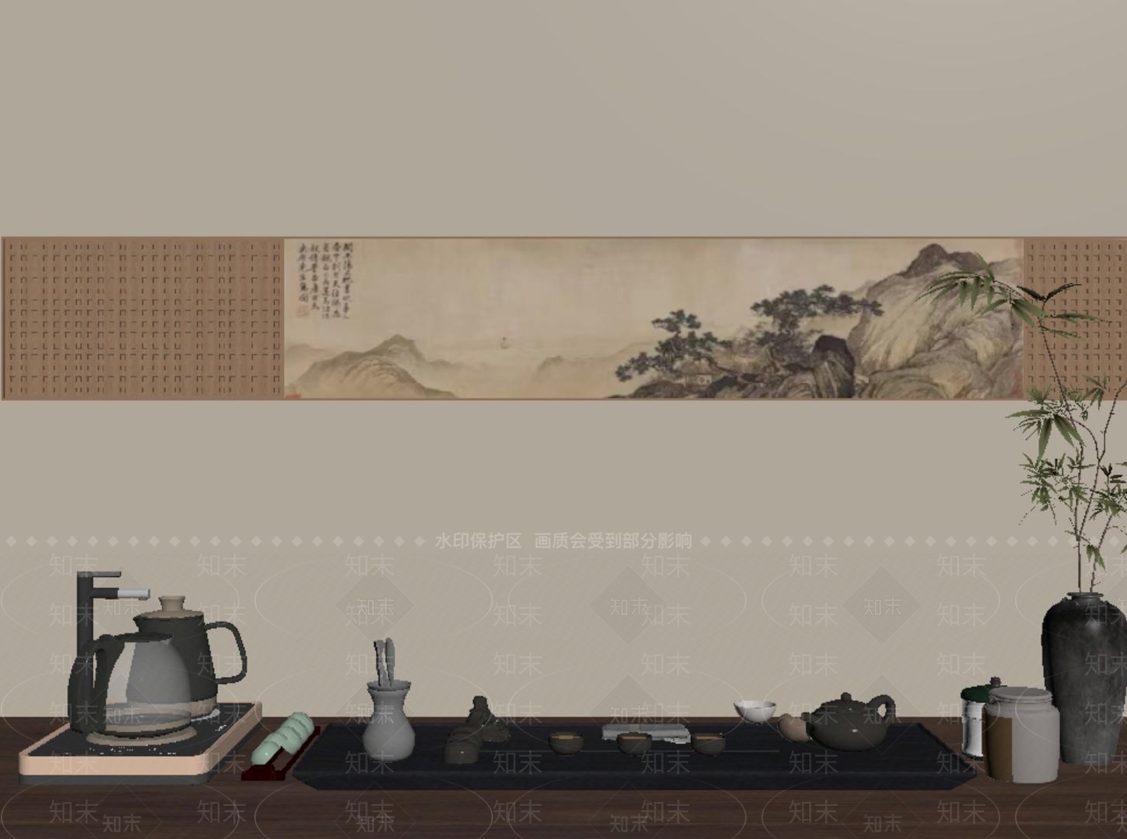 茶具SU模型下载【ID:1186799373】