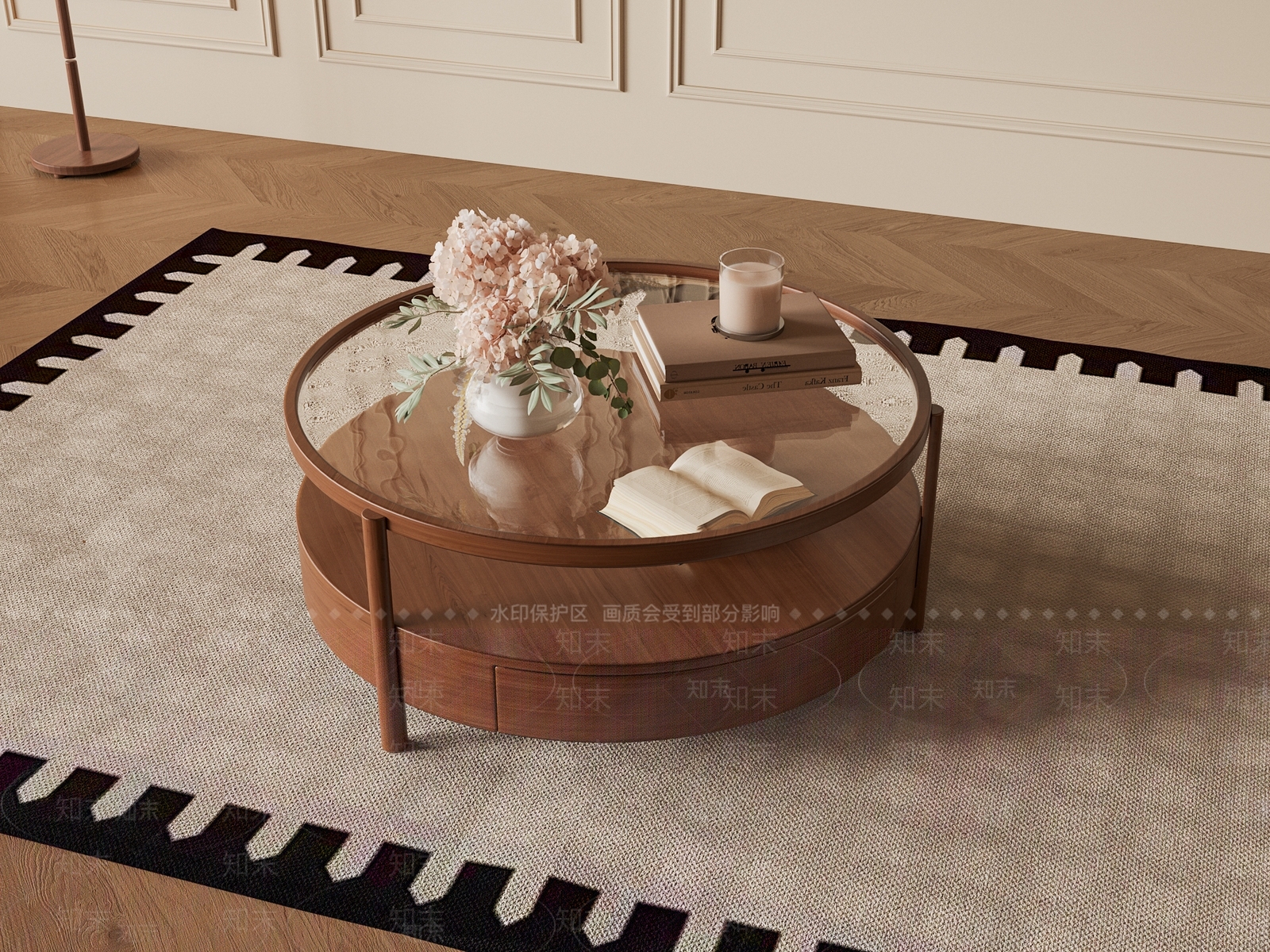 法式中古茶几3D模型下载【ID:1186807598】