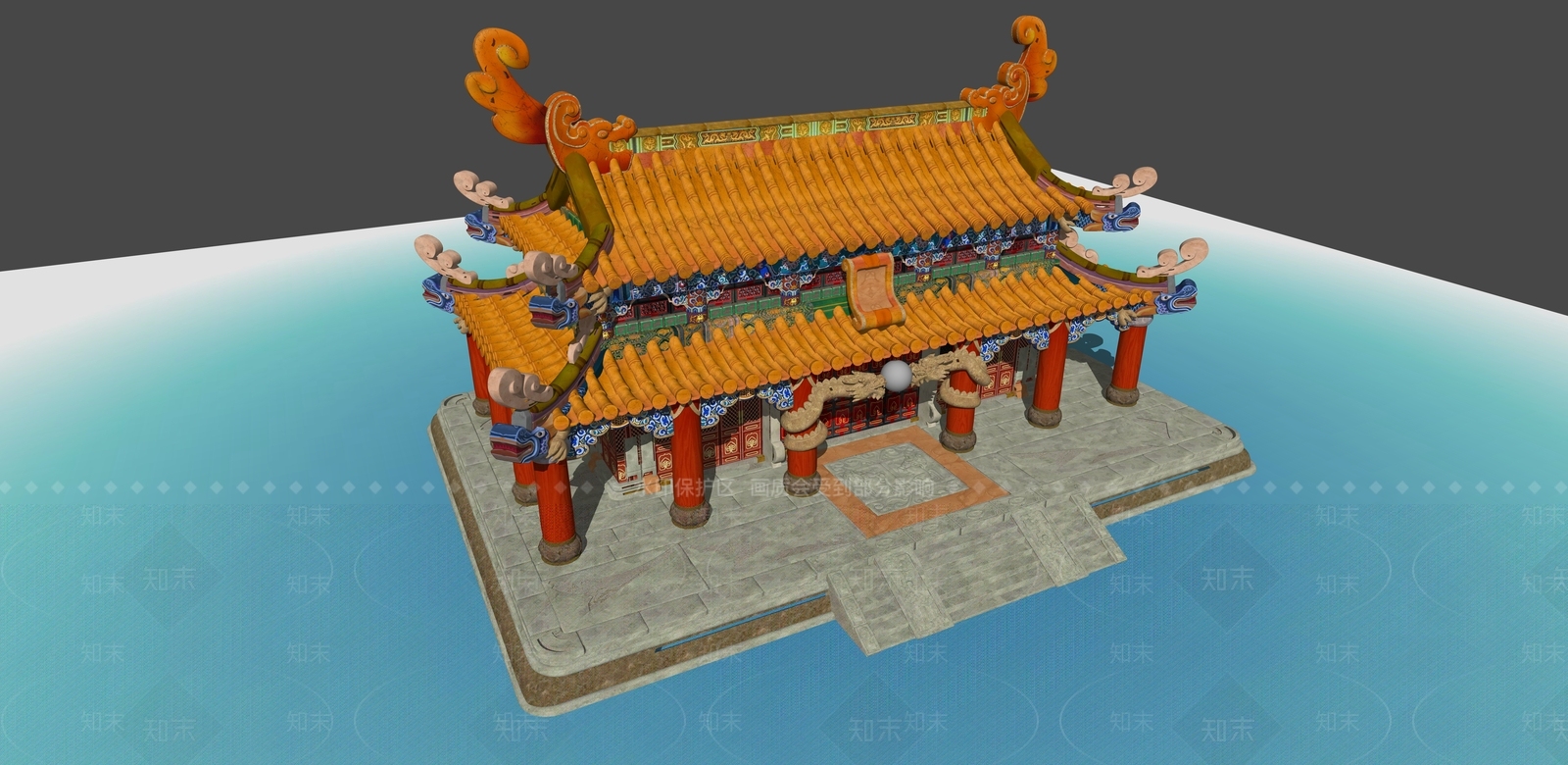 复古中古古建筑SU模型下载【ID:1186812791】