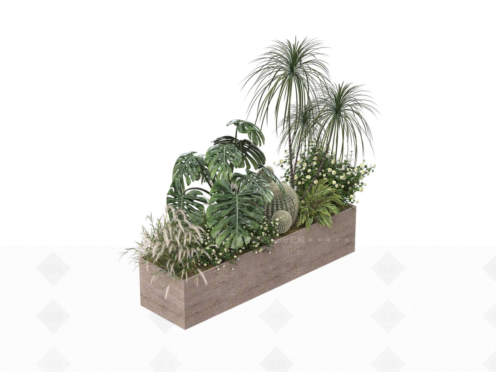 植物堆3D模型下载【ID:1186815253】