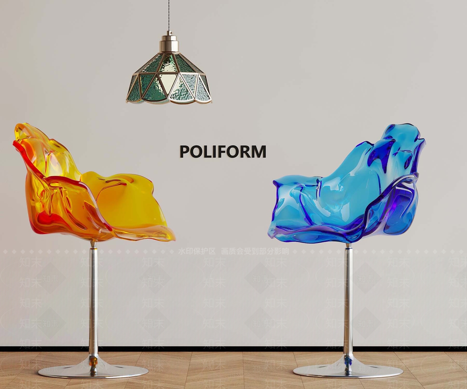 现代吧凳3D模型下载【ID:1186815753】