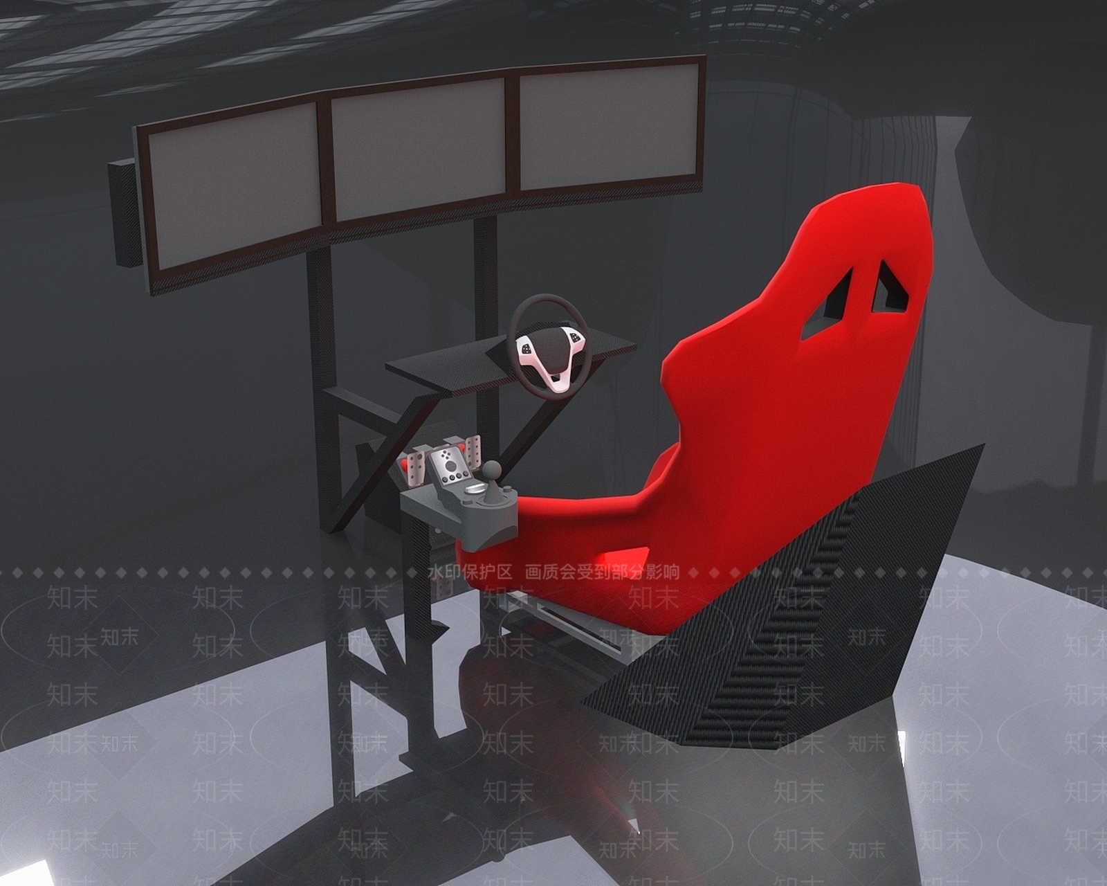 现代娱乐器材3D模型下载【ID:1186818876】