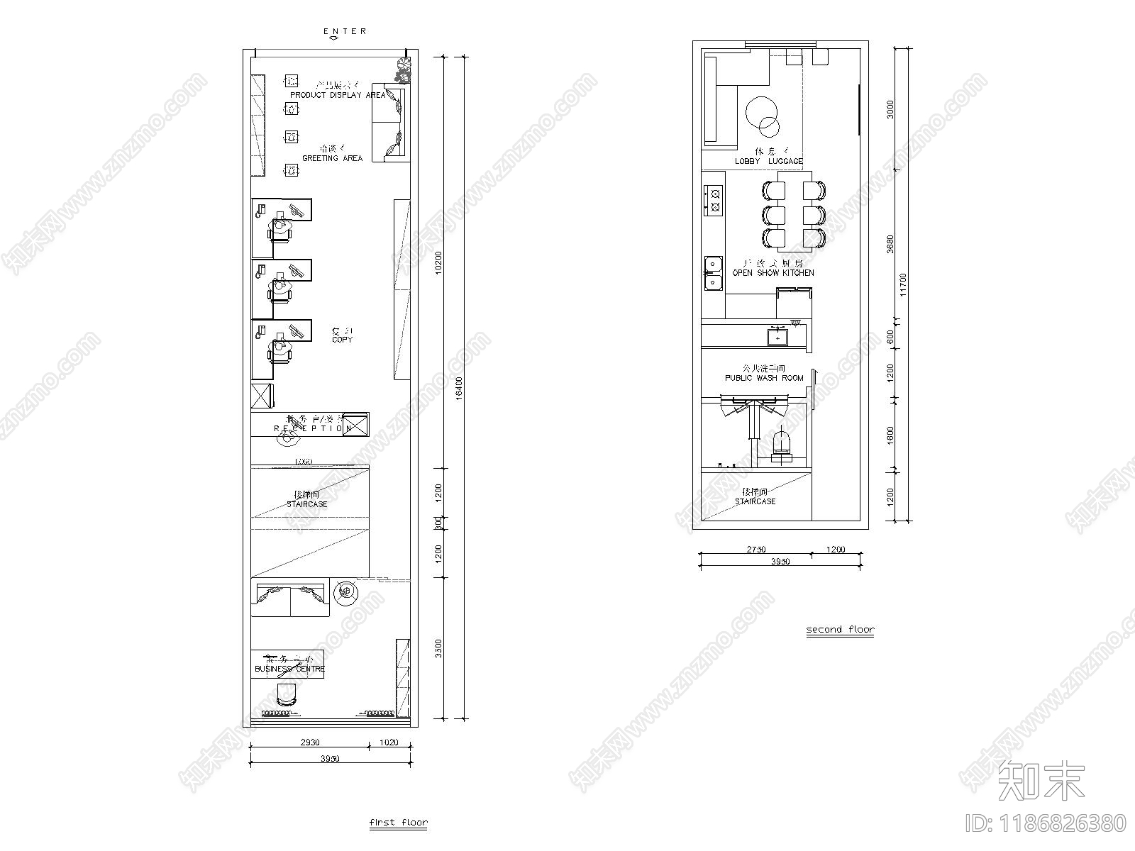 现代其他工装空间施工图下载【ID:1186826380】