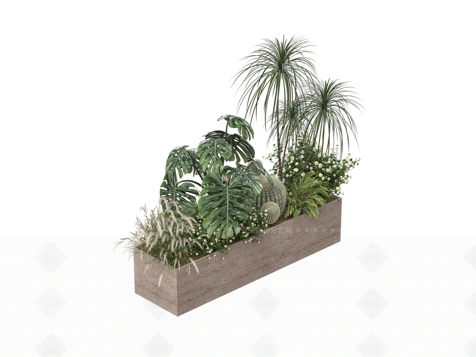 植物组合SU模型下载【ID:1186827963】