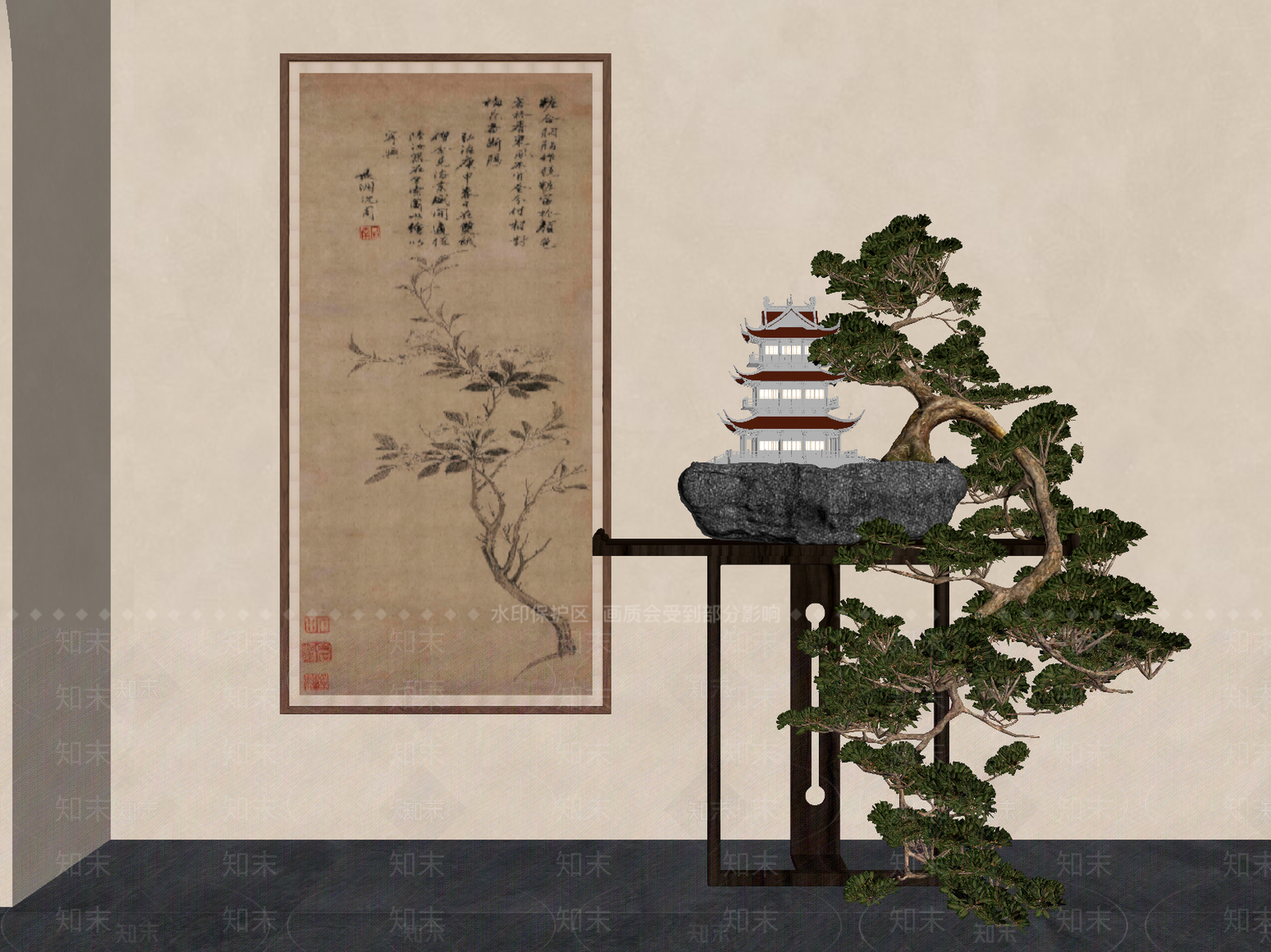 盆栽SU模型下载【ID:1186831795】