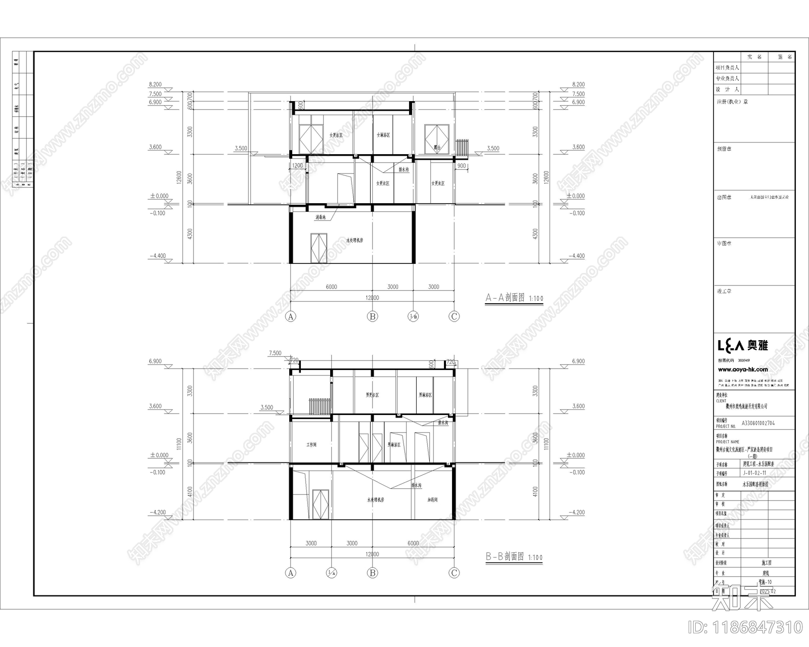 现代其他公共建筑cad施工图下载【ID:1186847310】