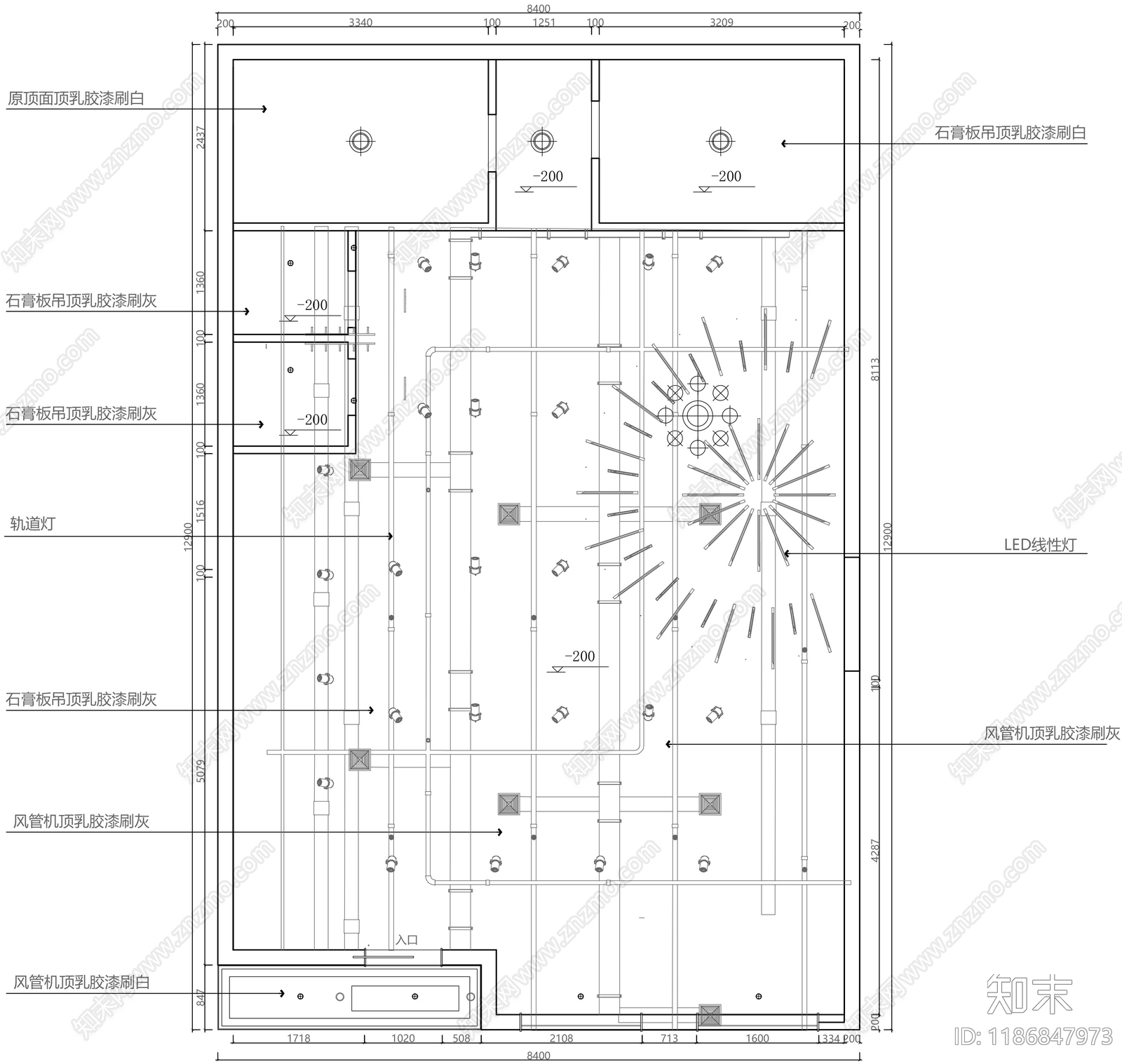 现代服装店cad施工图下载【ID:1186847973】