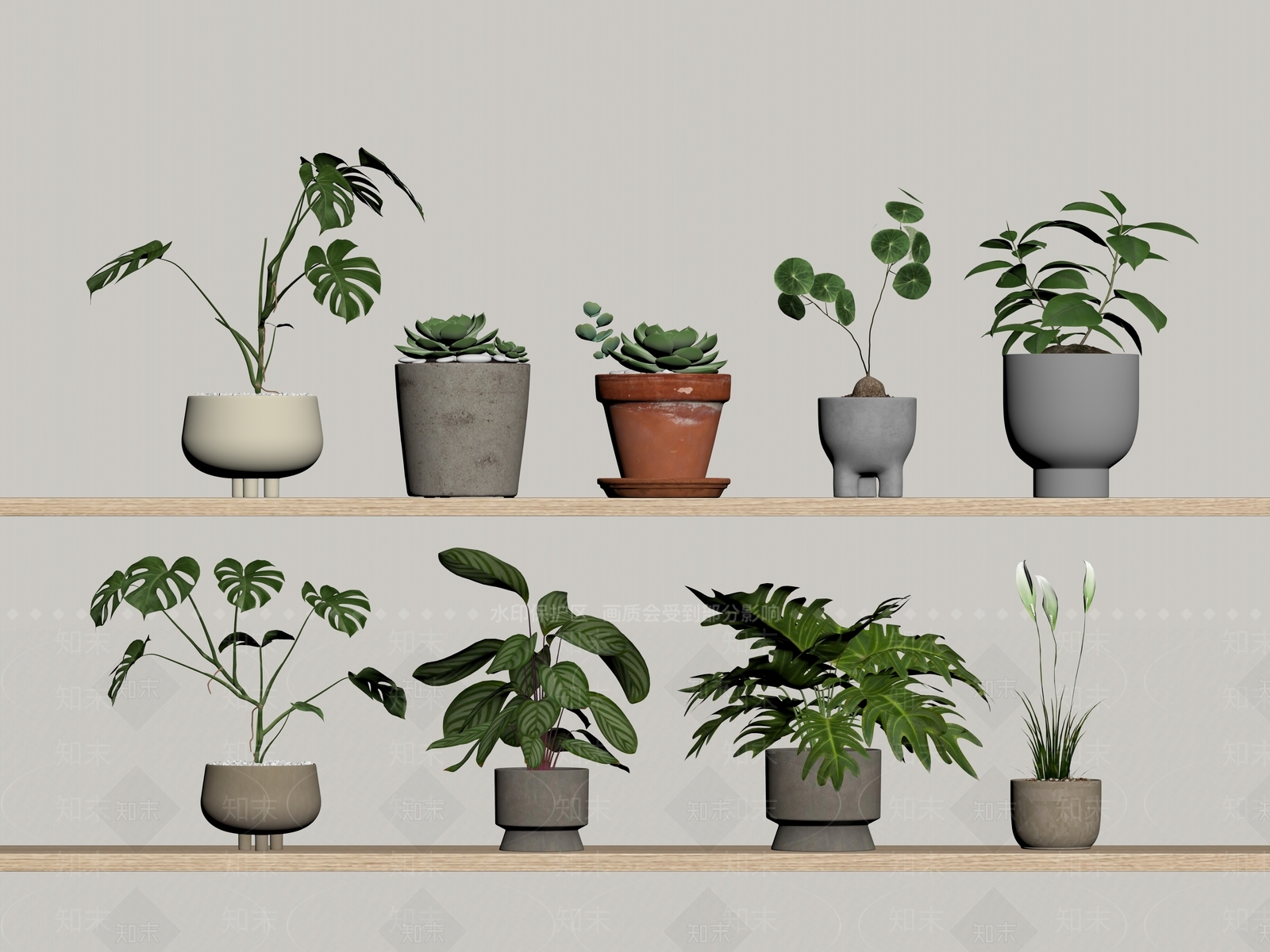 盆栽SU模型下载【ID:1186851139】