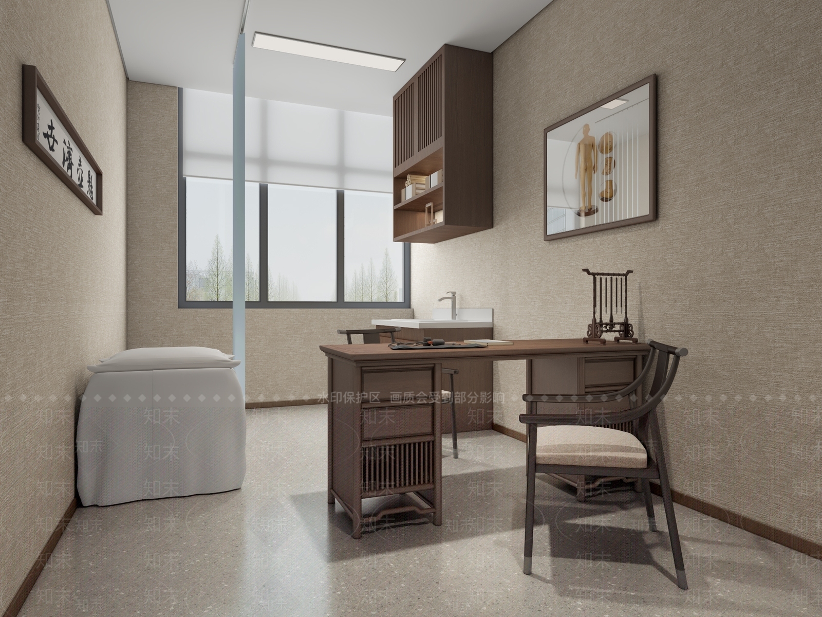 新中式医院3D模型下载【ID:1186869739】