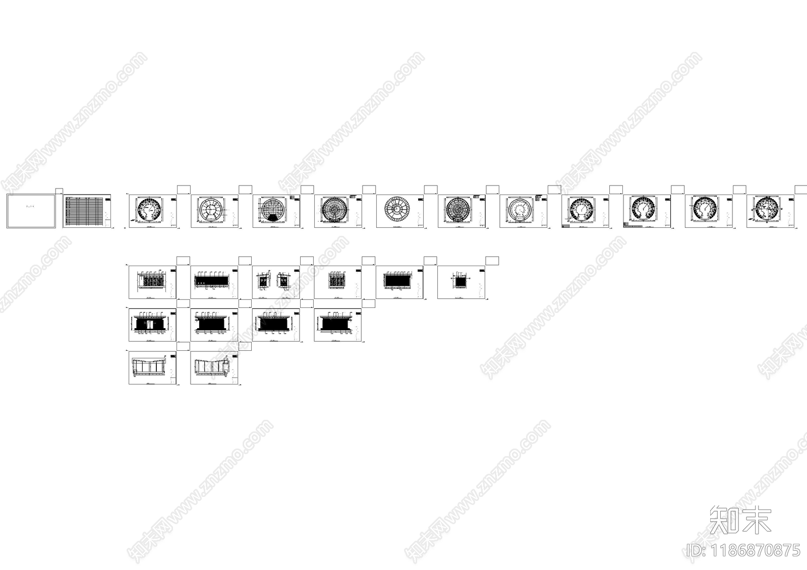 现代公厕cad施工图下载【ID:1186870875】
