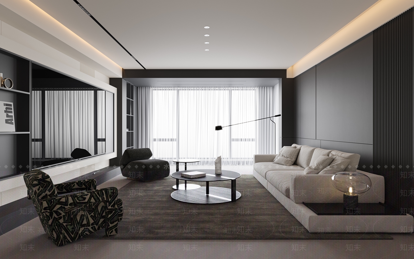 现代家居餐厅3D模型下载【ID:1215035129】