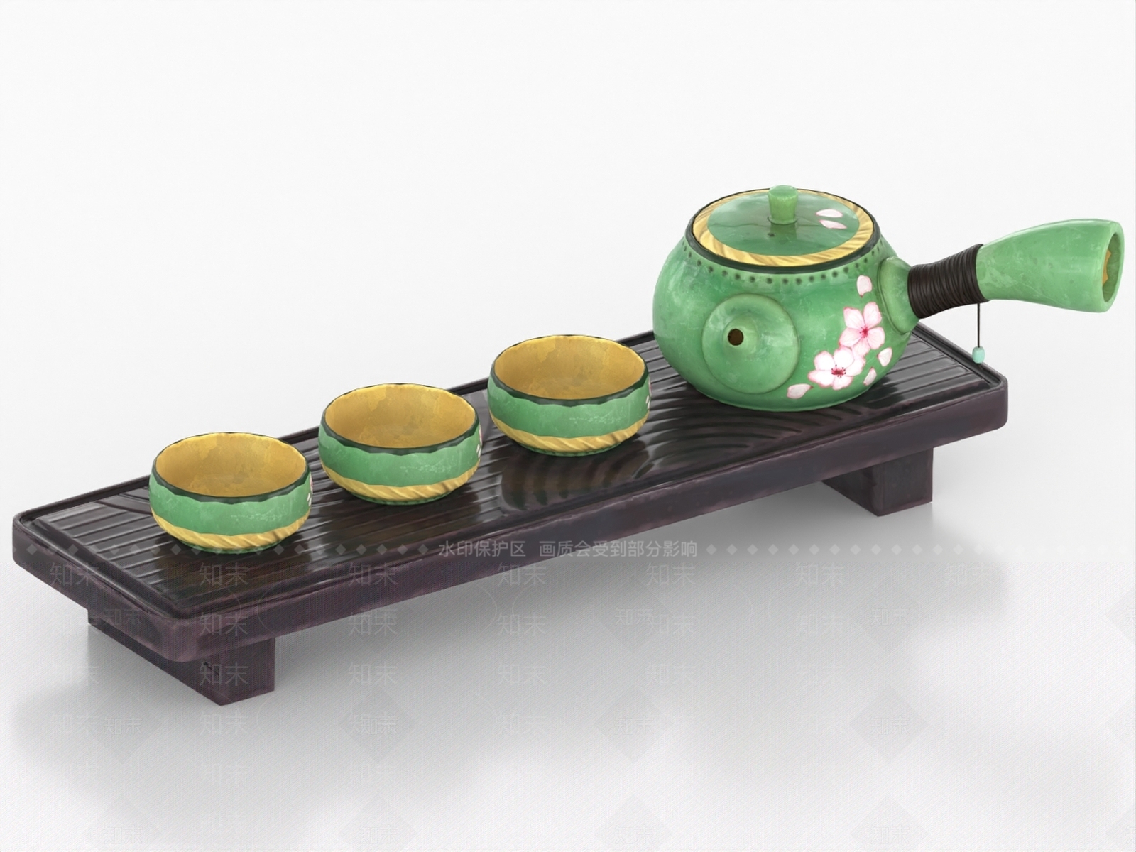 茶具3D模型下载【ID:1186872879】
