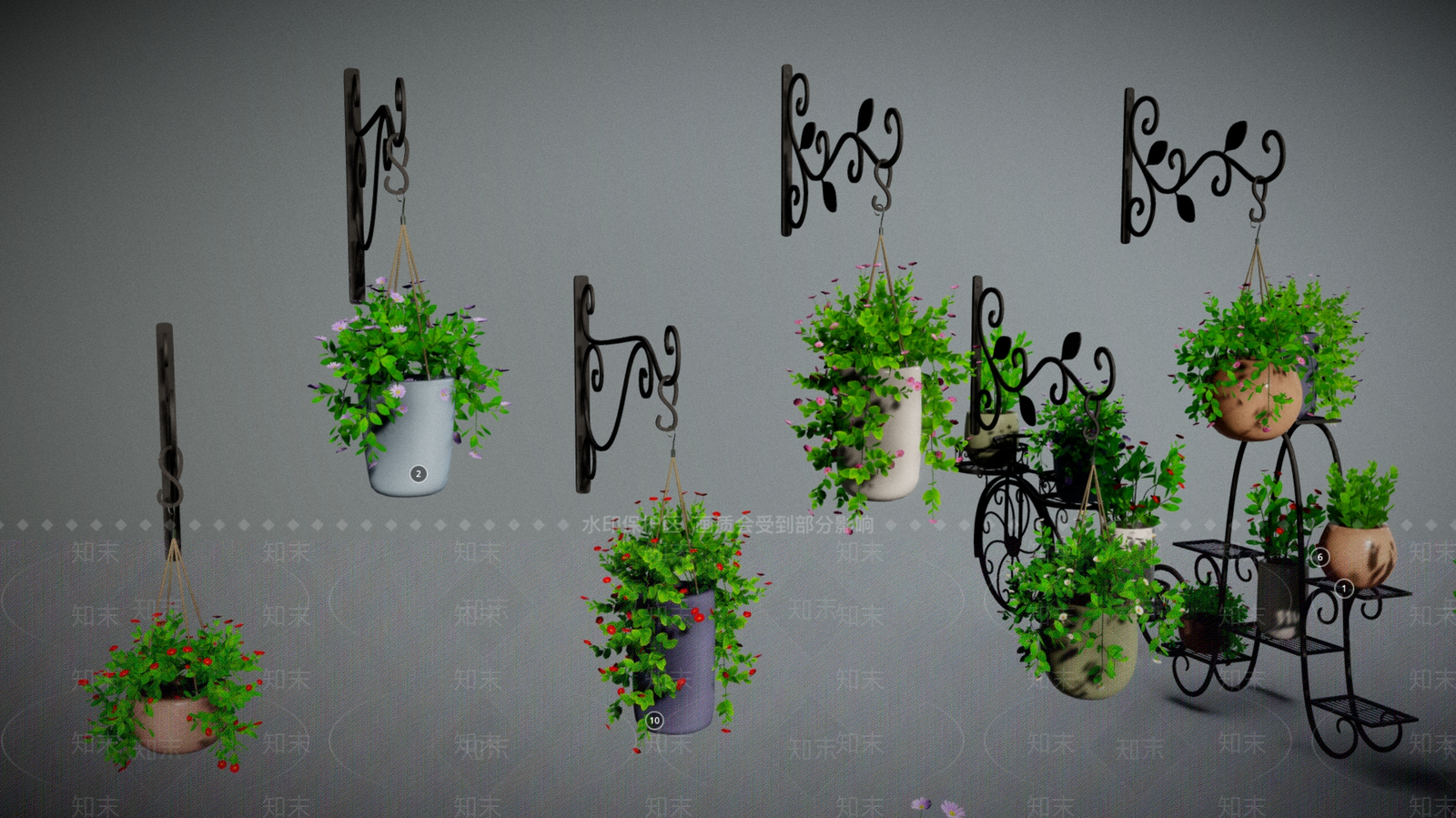 盆栽3D模型下载【ID:1186875021】