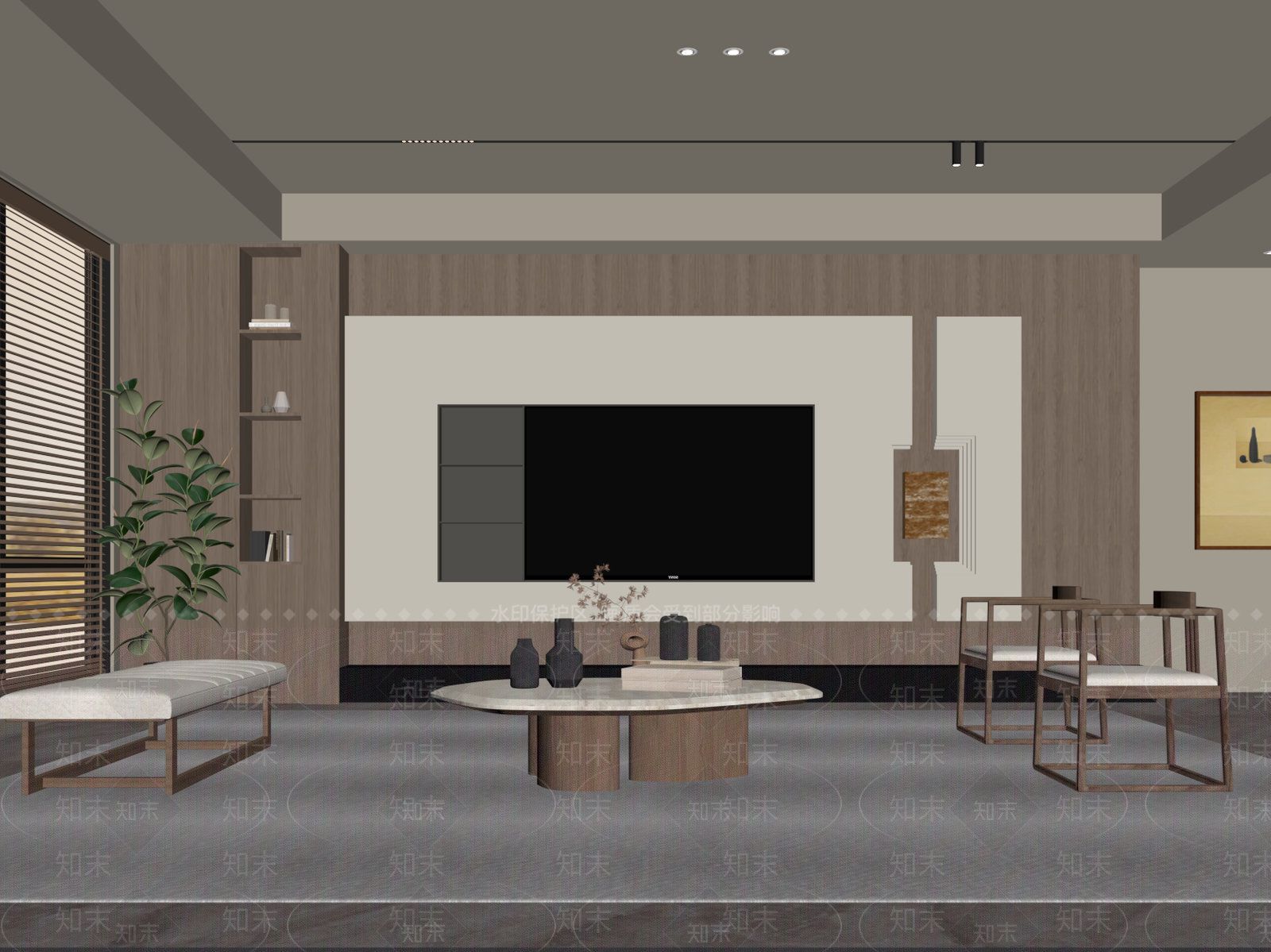背景墙装饰壁灯壁灯SU模型下载【ID:1227258524】
